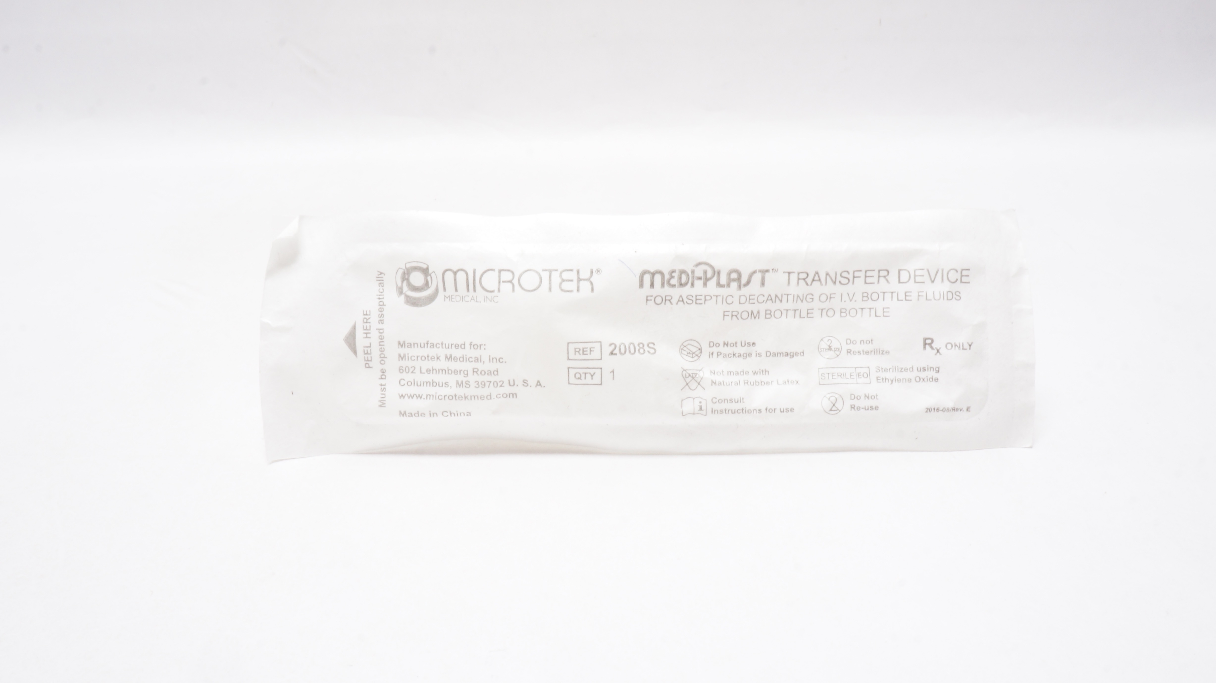 Microtek 2008S Medi-Plast Transfer Device