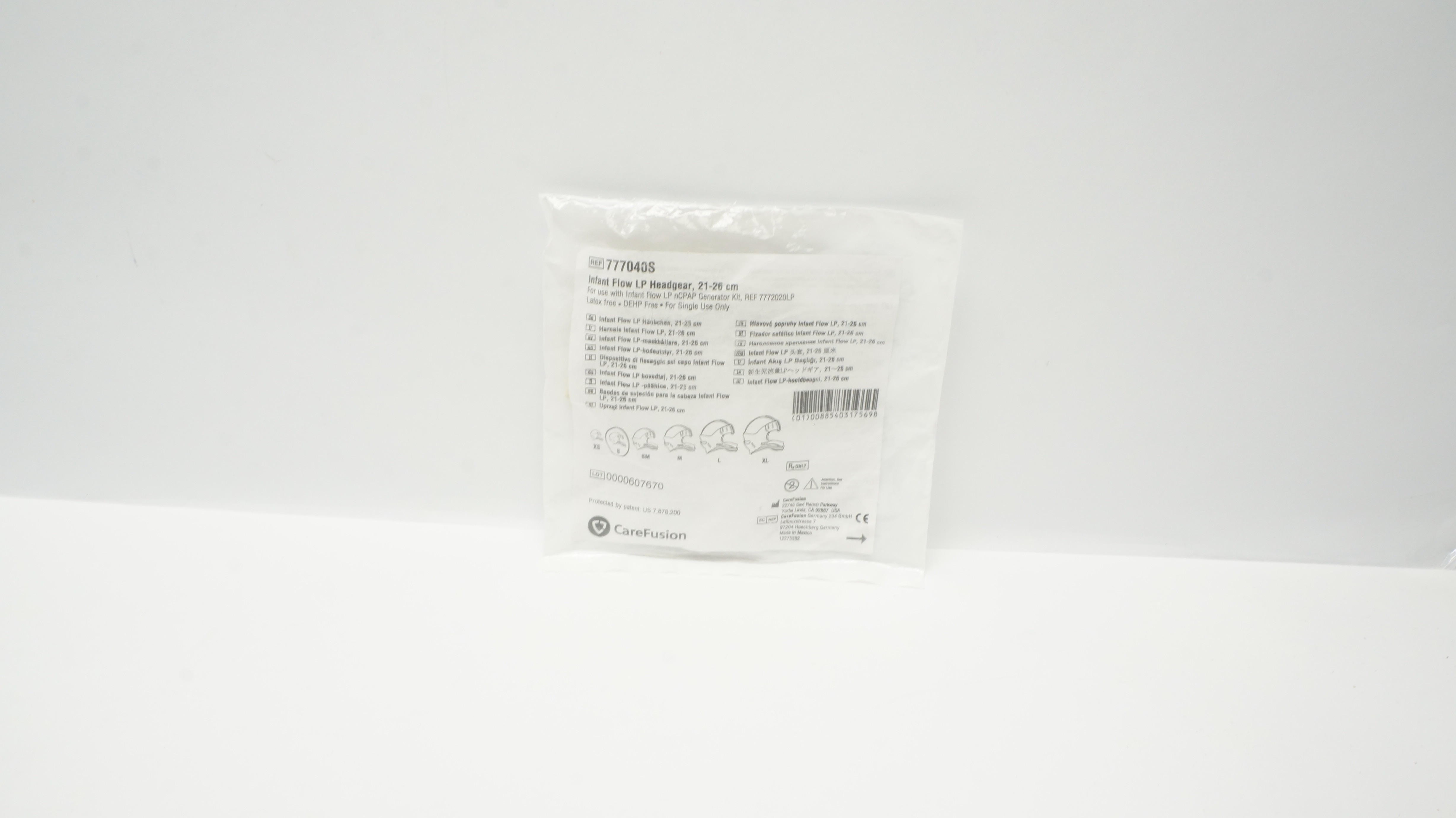 CareFusion 777040S Infant Flow LP Headgear 21-26 cm