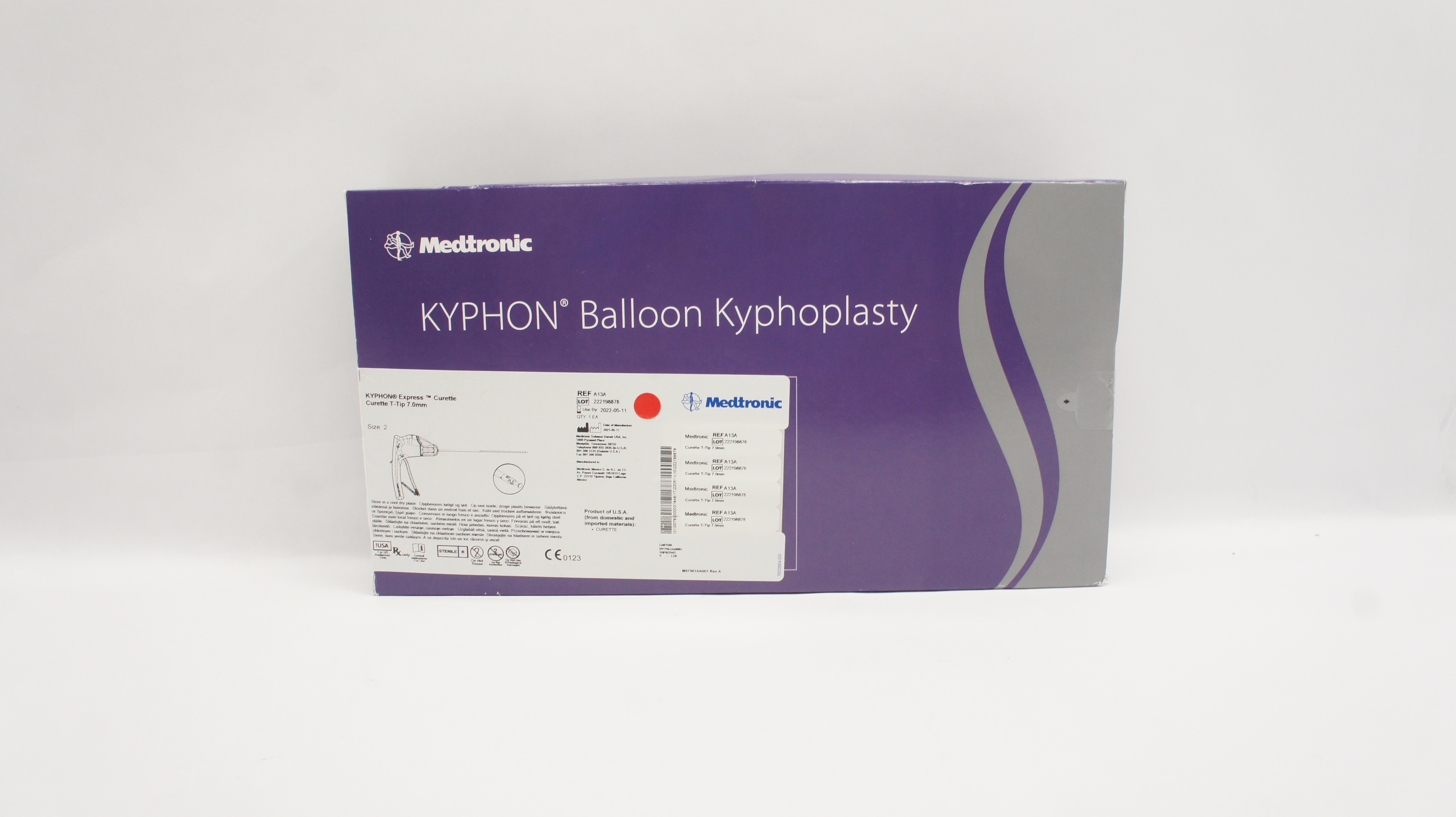 Medtronic A13A KYPHON Express Curette T-Tip 7.0mm, Size 2 (x)