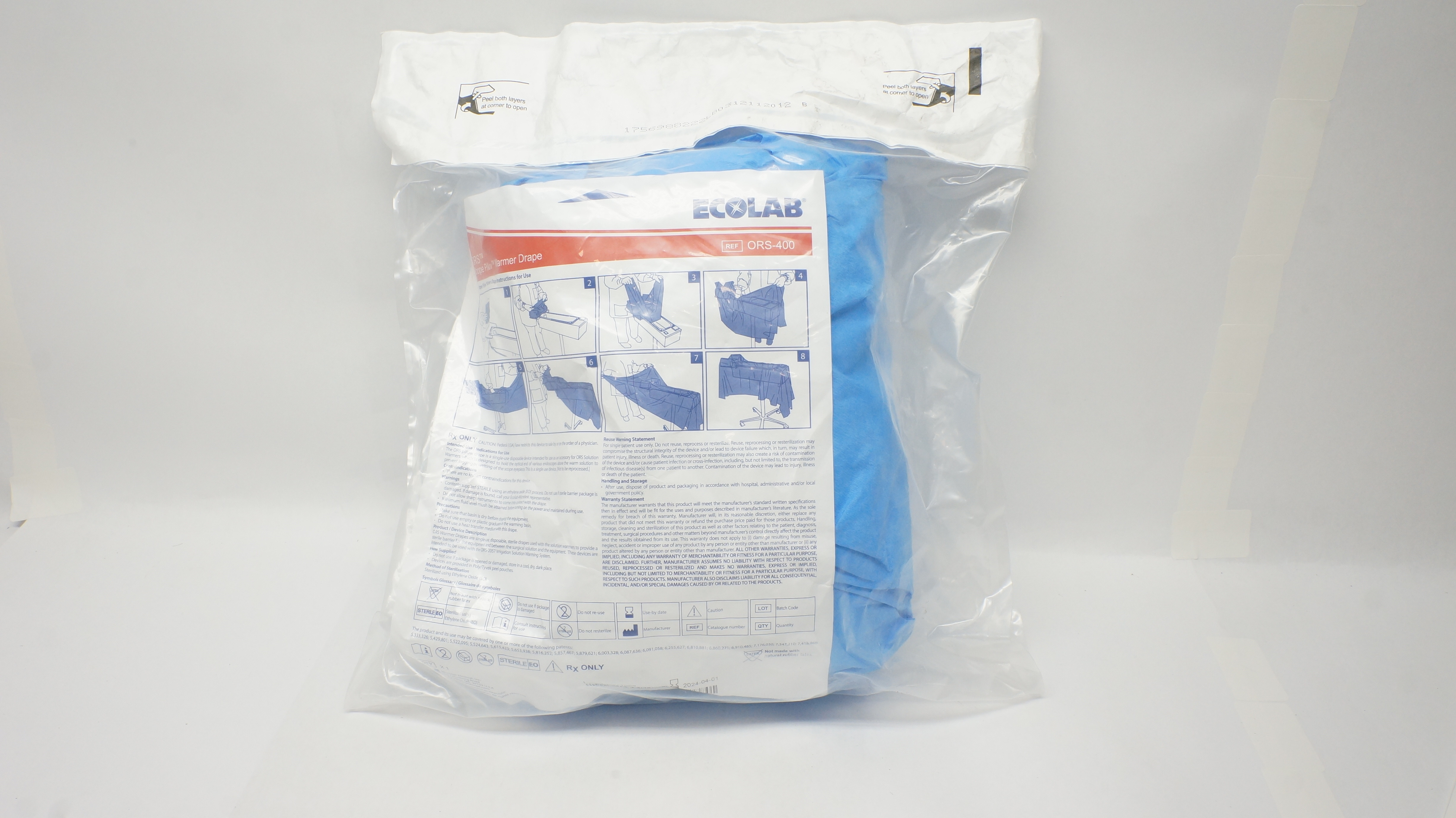 Microtek ORS-400 Ecolab ORS Scope Pillow Warmer Drape