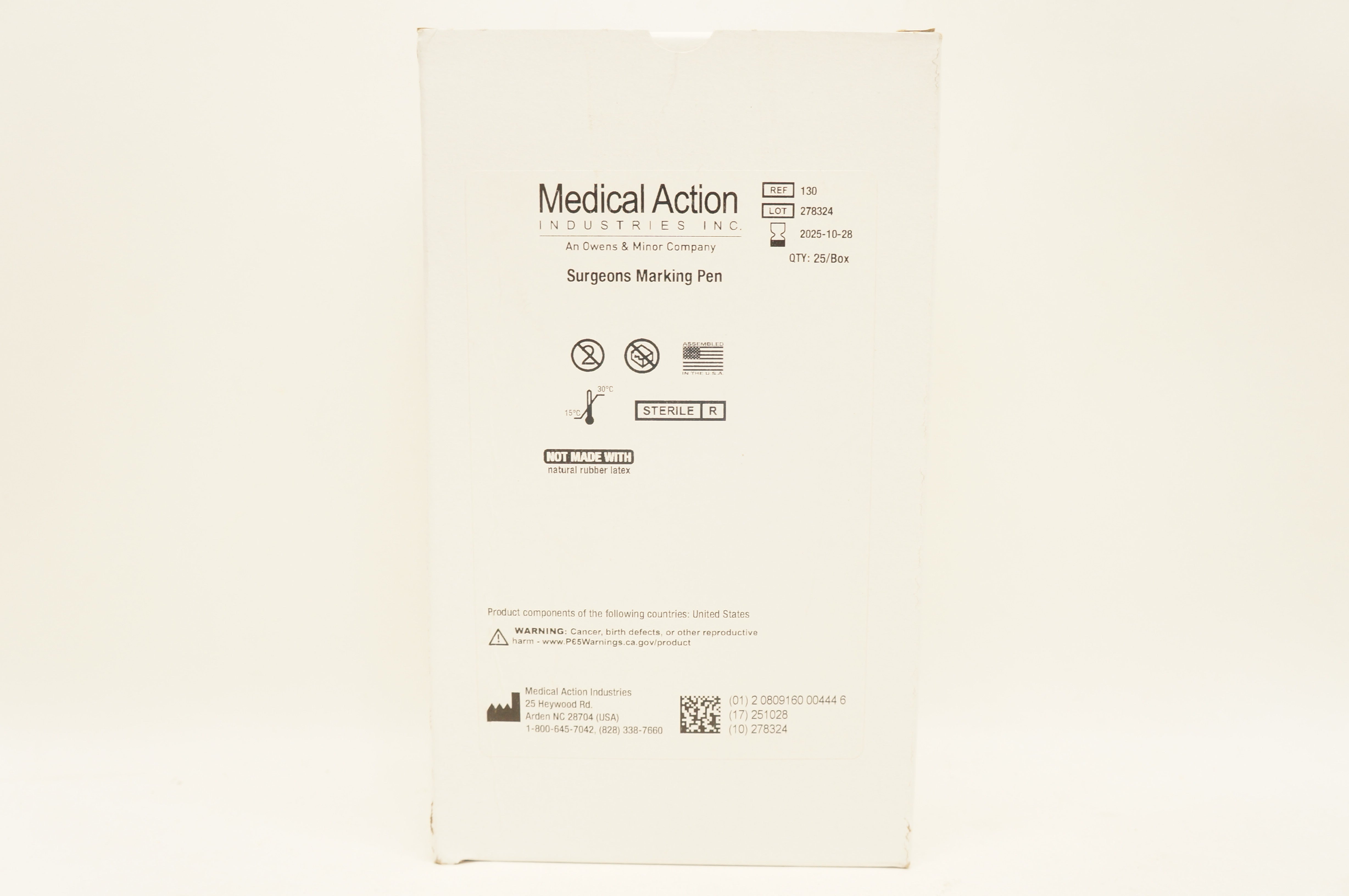Medical Action 130 Surgeons Marking Pen - Box of 25