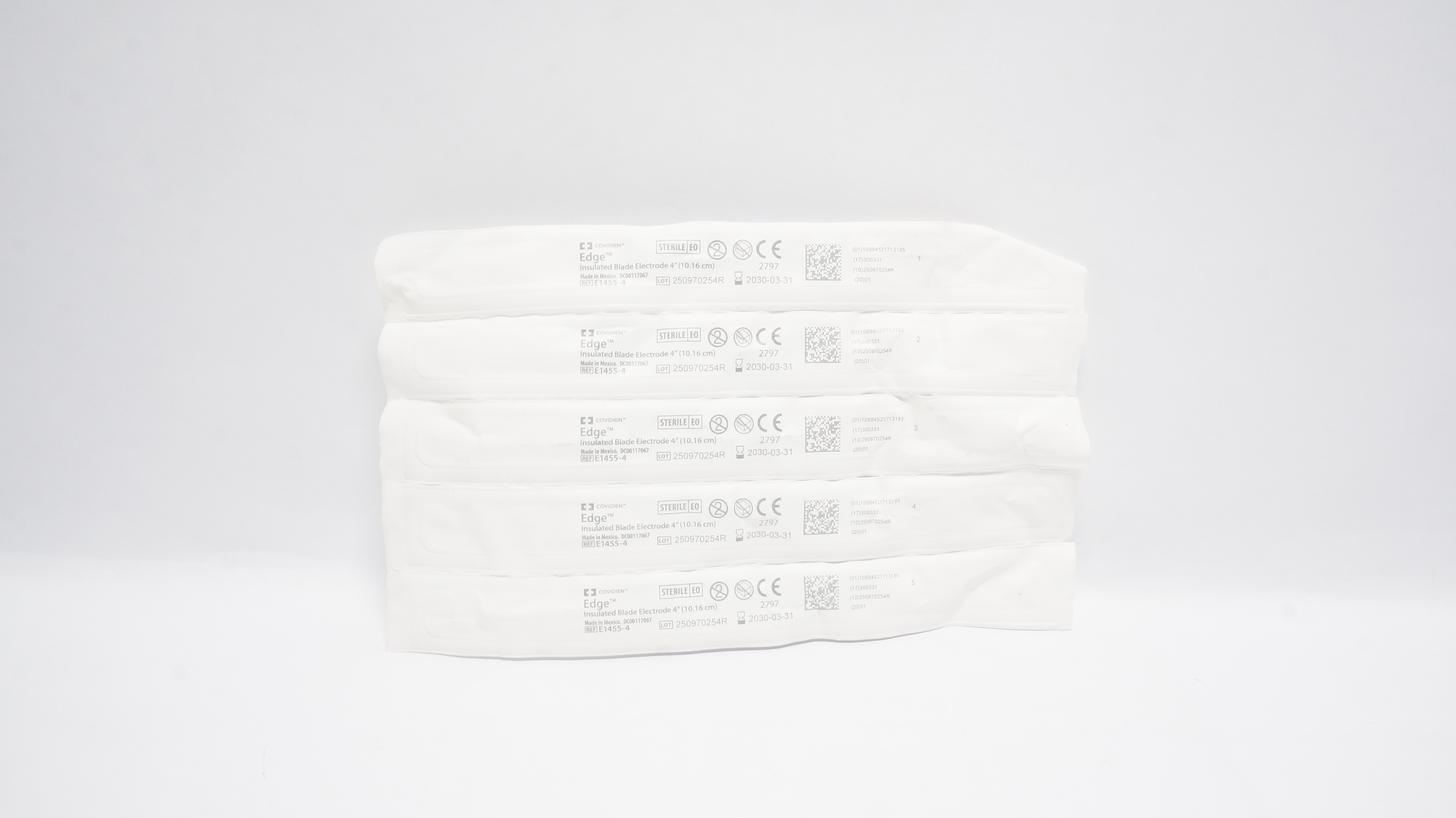 Covidien E1455-4 Edge Insulated Blade Electrode 4inch - Lot of 5