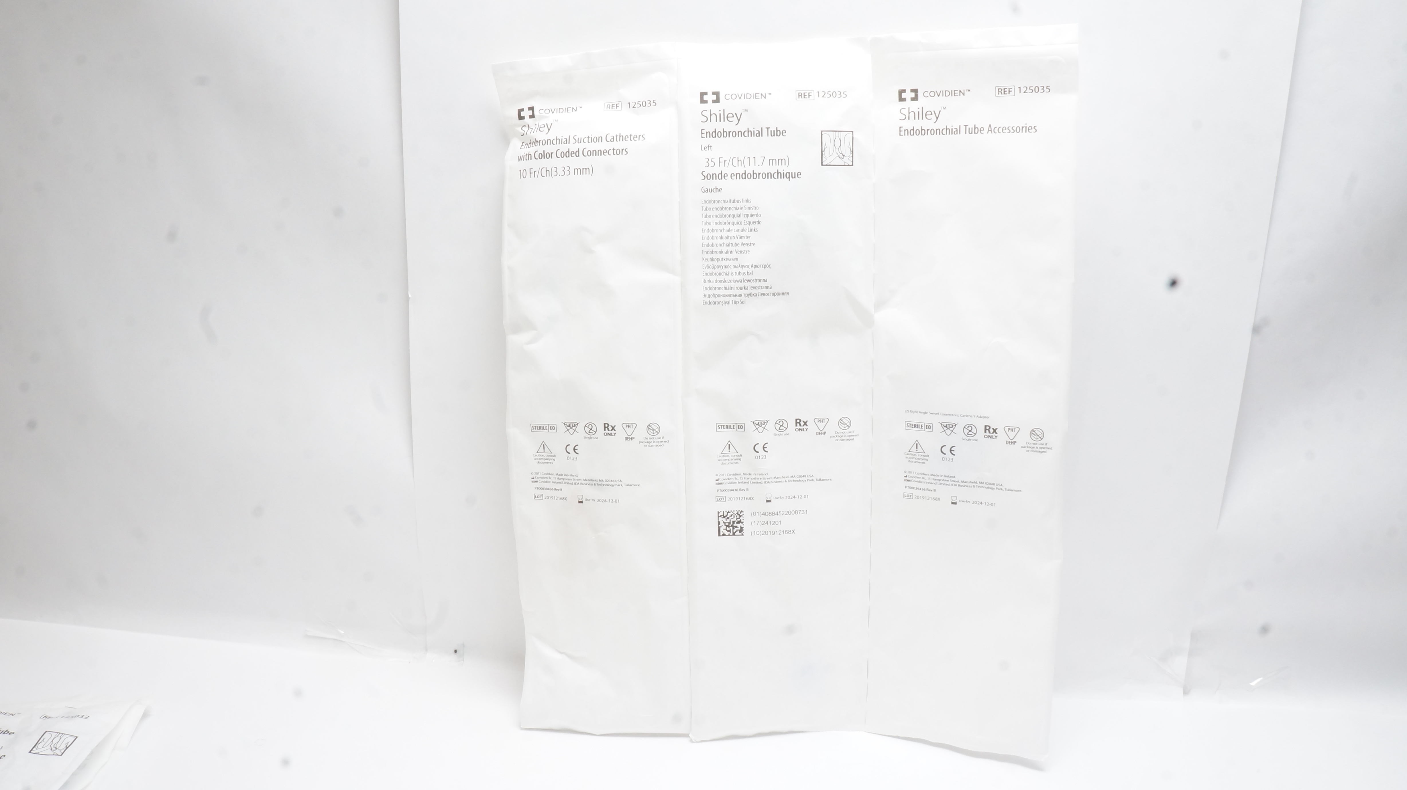 COVIDIEN 125035 Endobronchial Suction Cath.10Fr, Tube 37Fr &Tube Accessories