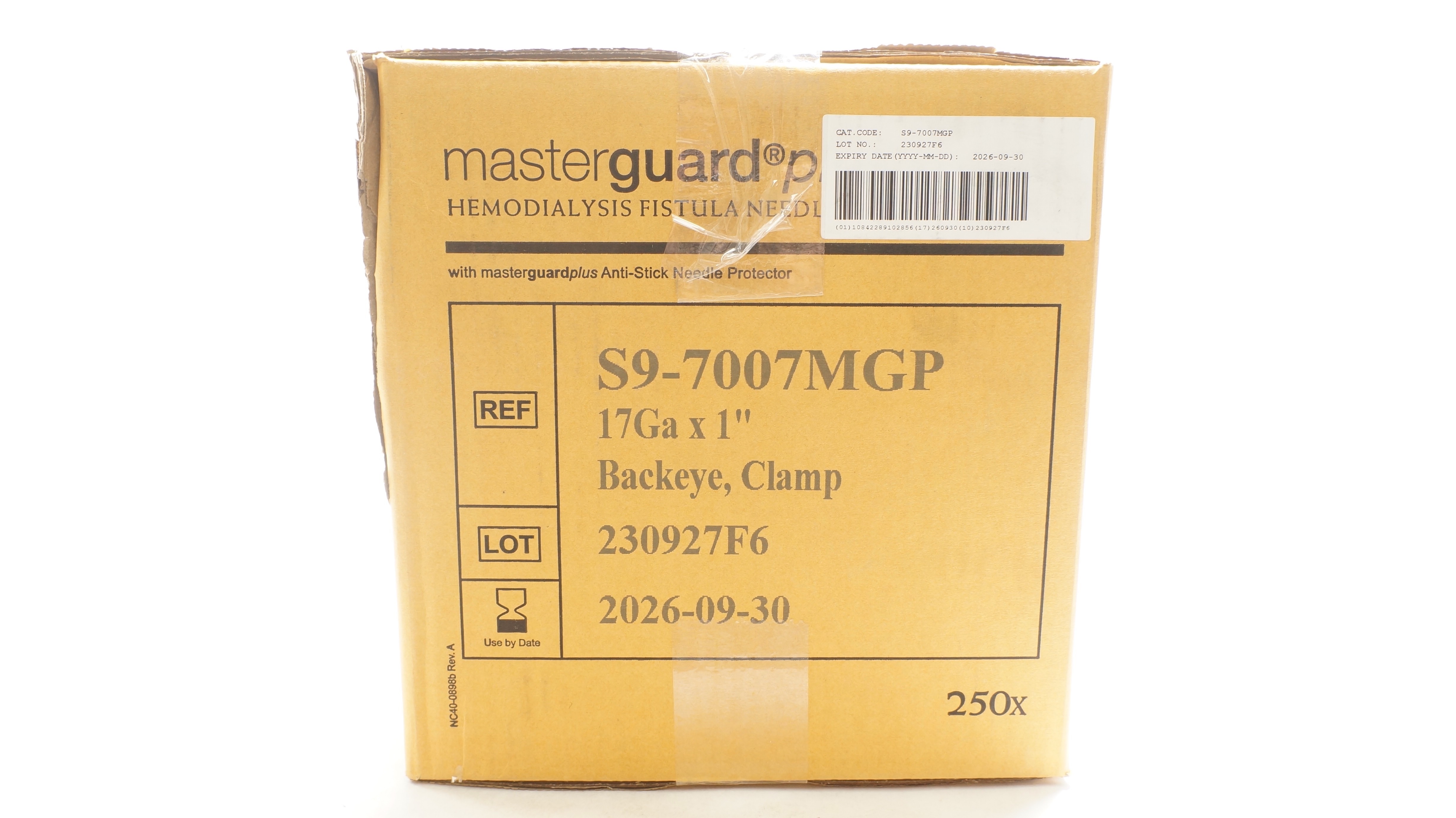 NxStage Medical S9-7007MGP Masterguard +,Hemodialysis Fistula Ndle Set-Box of250