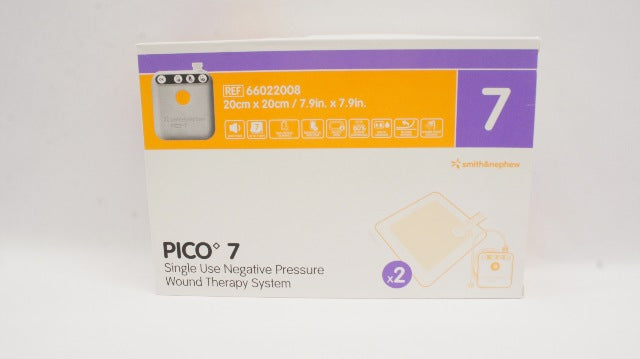 Smith&Nephew 66022008 PICO 7 Negative Pressure Wound Therapy System- Box of 2(x)