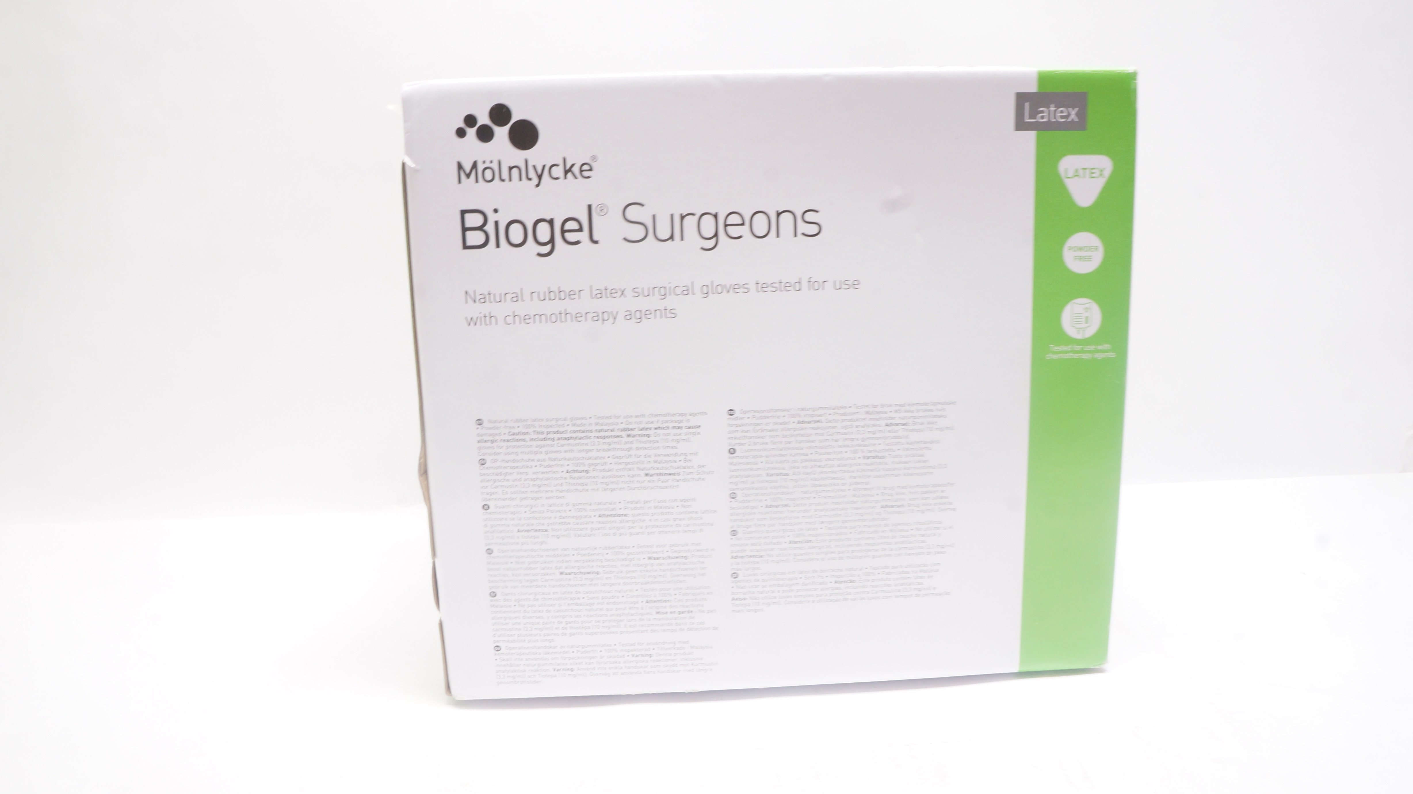 Molnlycke HealthCare 30475-01 Biogel Surgeons Gloves, Size 7-1/2 -Box of 50pairs