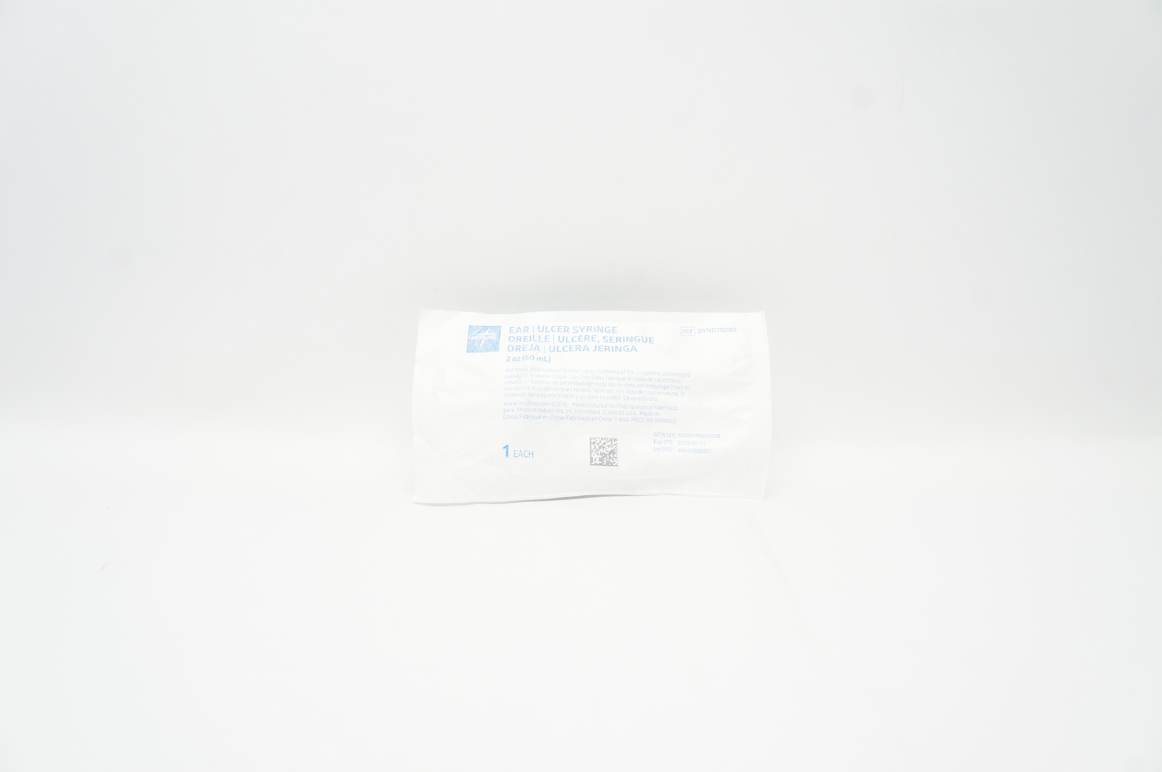 Medline DYND70280 Ear / Ulcer Syringe 2oz