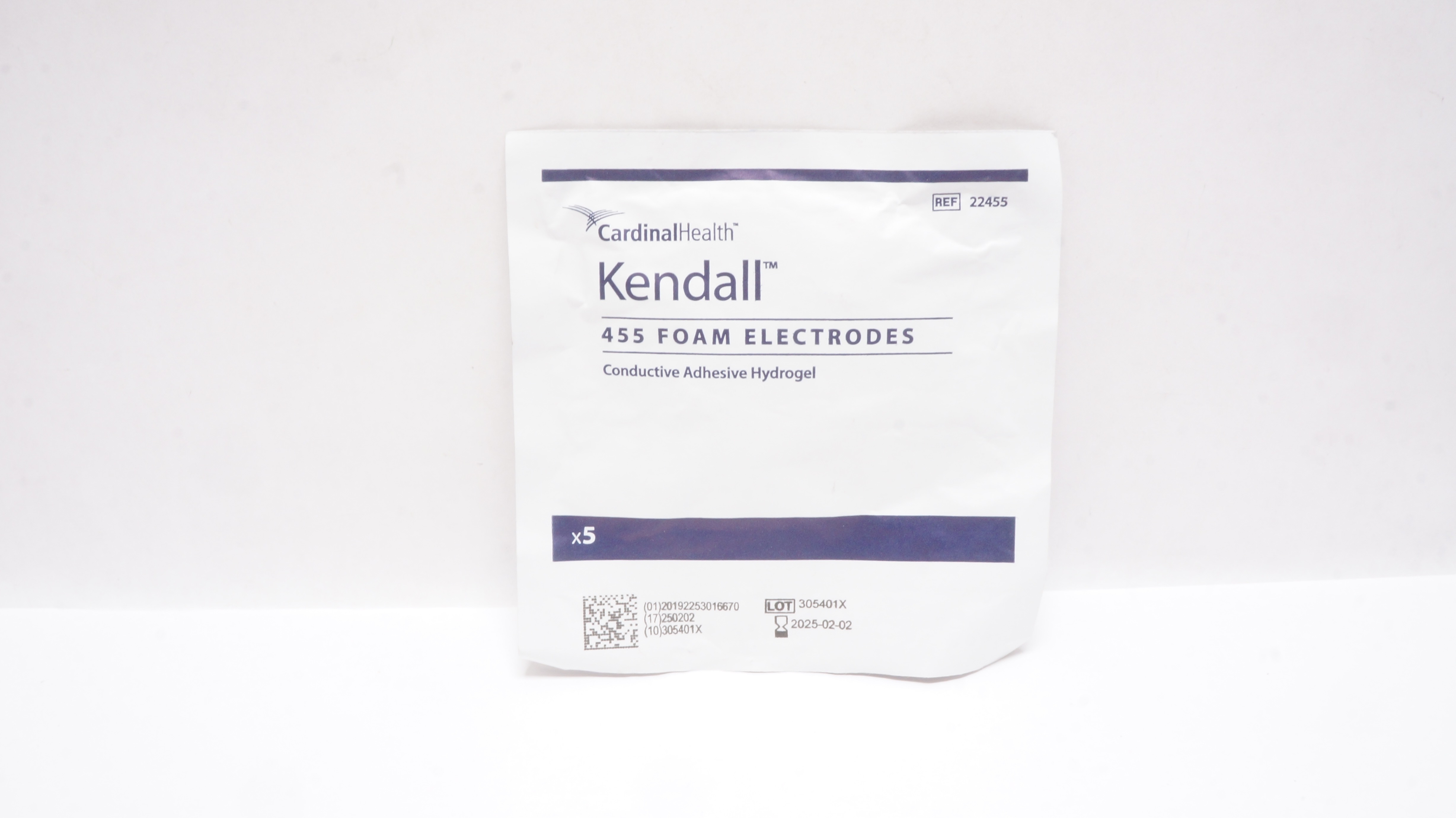Cardinal Health 22455 Kendall 455 Foam Electrodes - Pack of 5