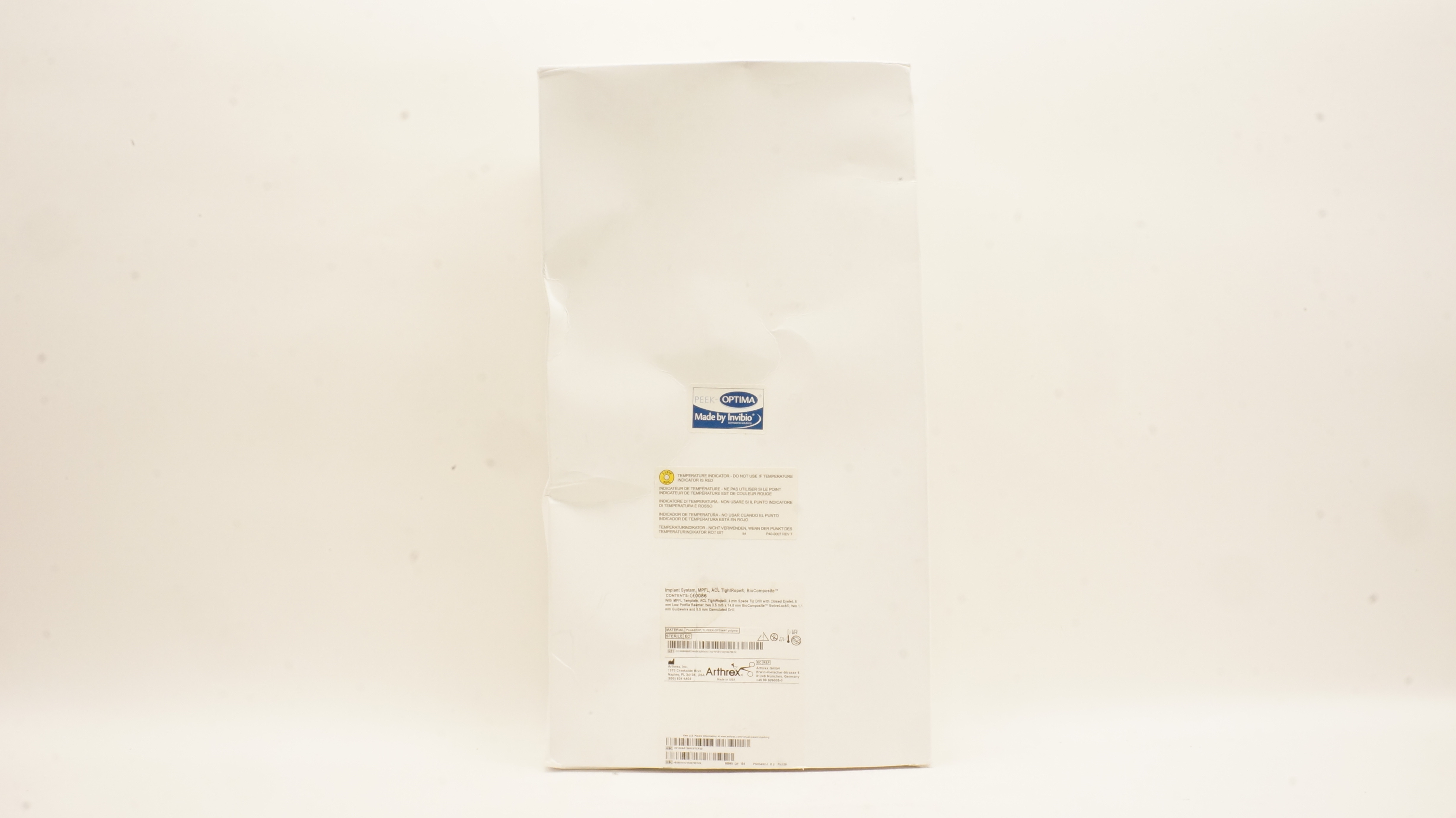 Arthrex AR-1360CST-CP Implant System MPFL ACL TightRope BioComposite (x)