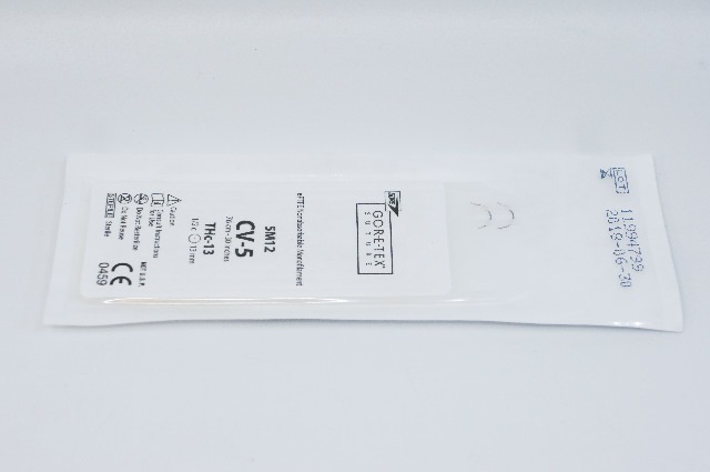 GORE 5M12 ePTFE Nonabsorbable Monofilament CV-5, THc-13, 1/2c 13mm (x)