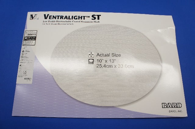 Bard 5954113 Ventralight ST Low Profile Bioresorbable Coated 10