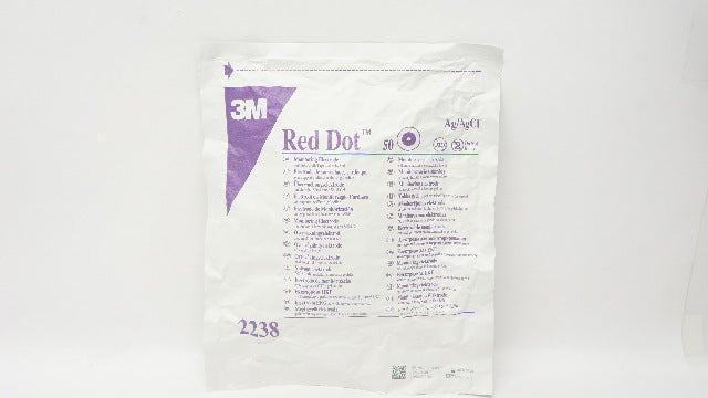 3M 2238 Monitoring Electrode w/Soft Cloth Tape & Solid Gel AG/AgCl (x)-50