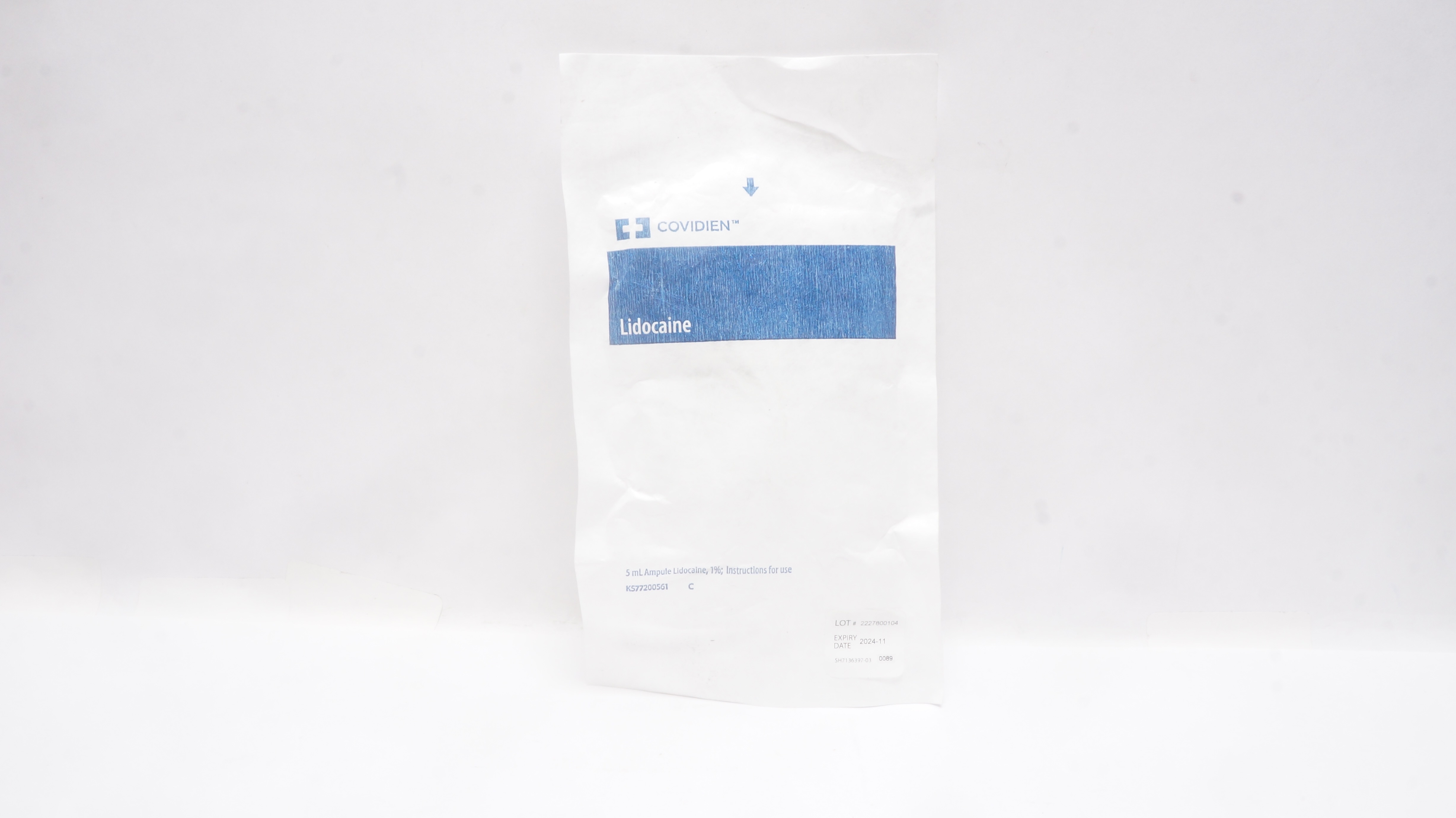 Covidien Ampule Lidocaine 1%, 5mL