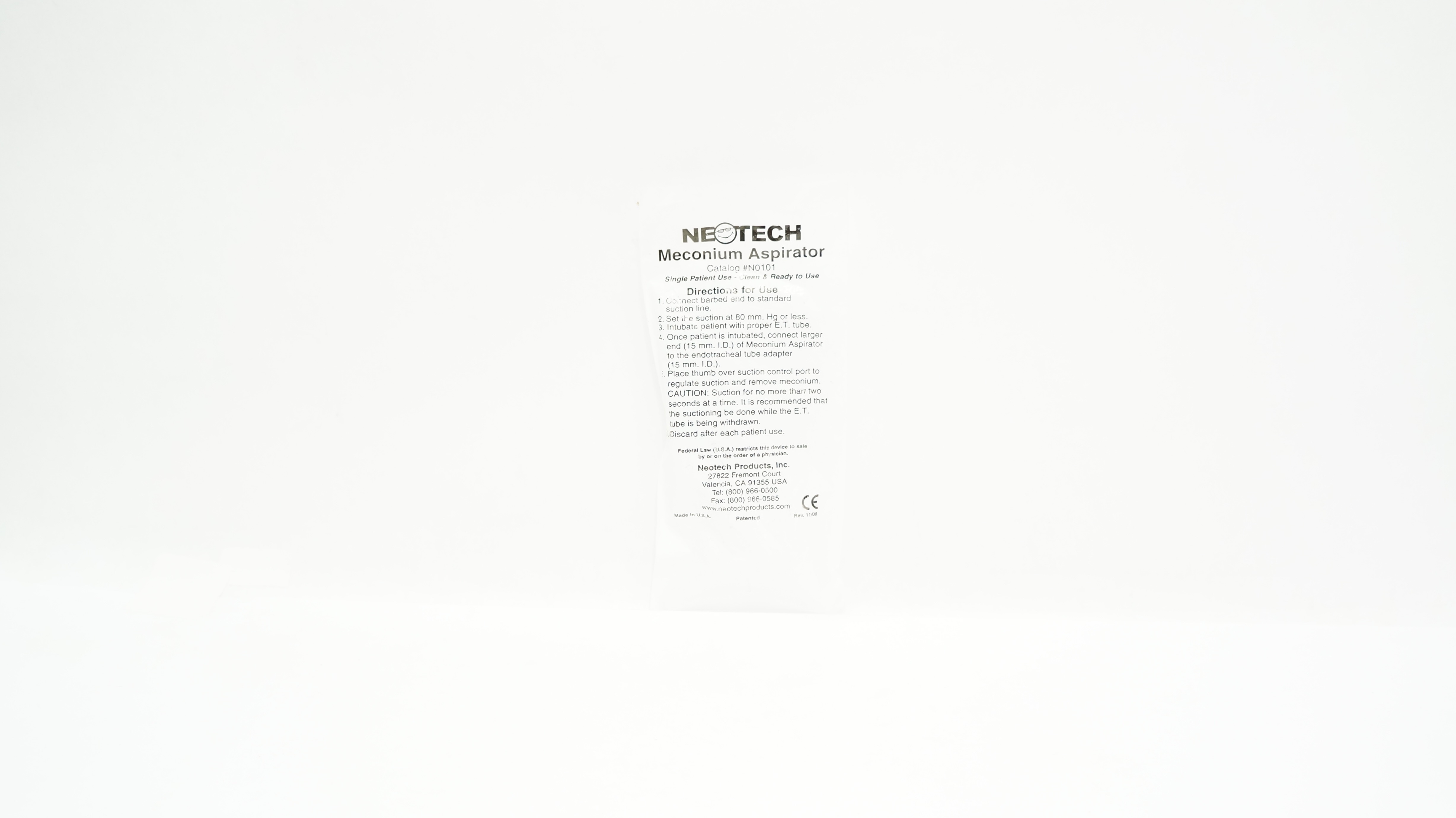 Neotech N0101 Meconium Aspirator