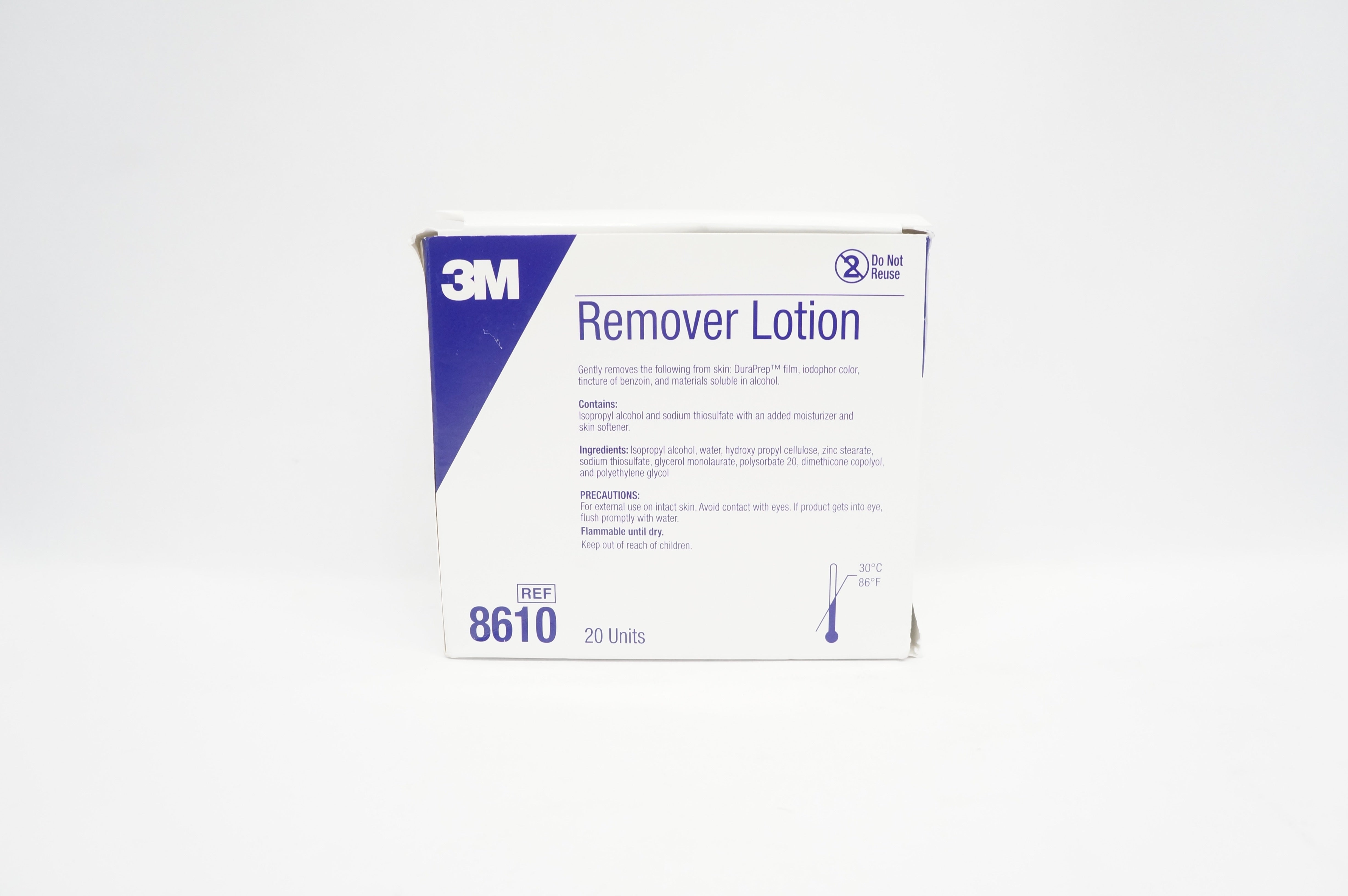 3M 8610 Remover Lotion (x) - Box of 20