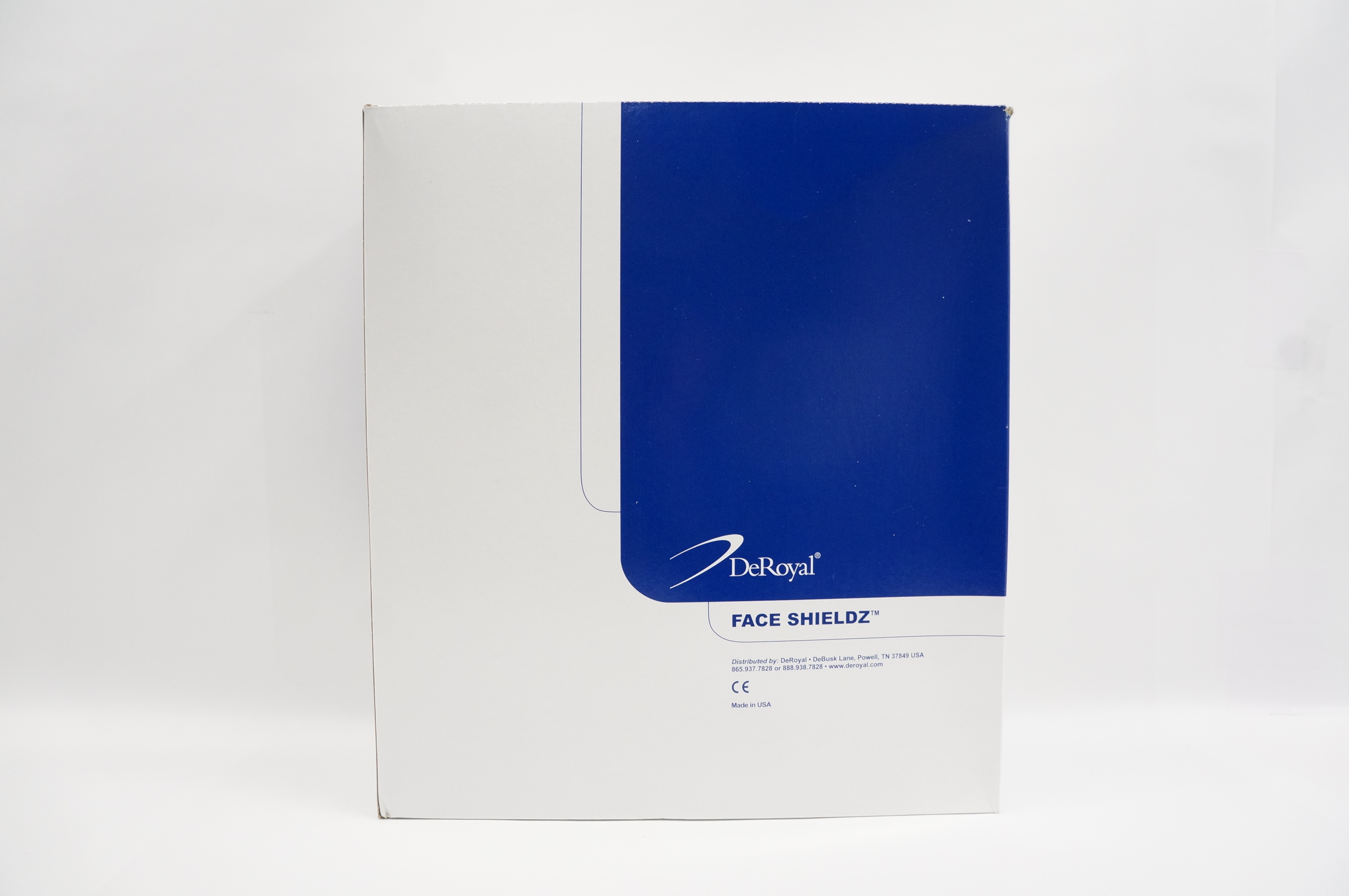 DeRoyal 23-002 Full Face ShieldZ Vented Foam w/Elastic Strap - Box of 25