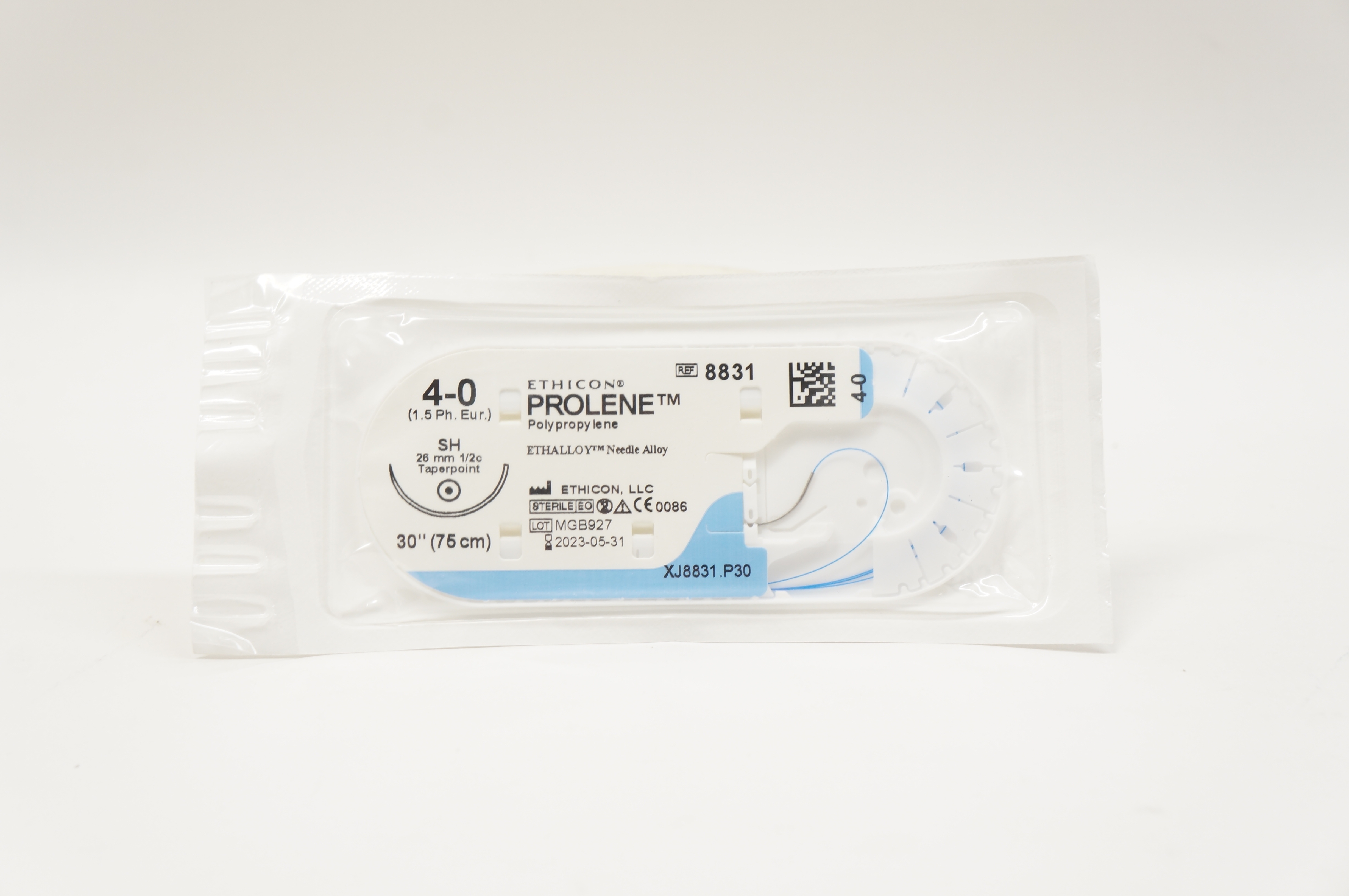 Ethicon 8831 4-0 PROLENE, SH, 26mm 1/2c Taperpoint, 30inch (x)