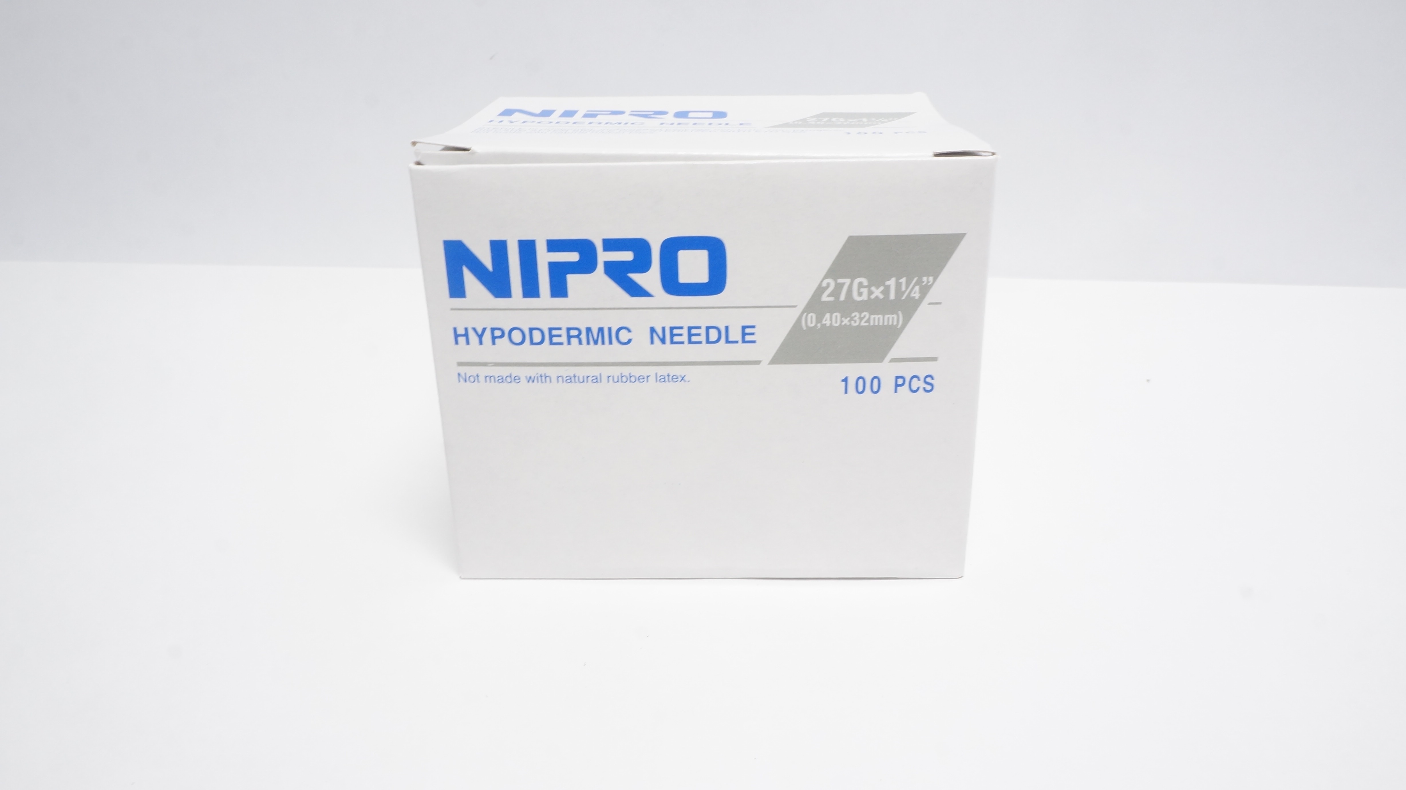 Nipro AH+2732-1M Hypodermic Needle 27G x 1 1/4InTW - Box of 100