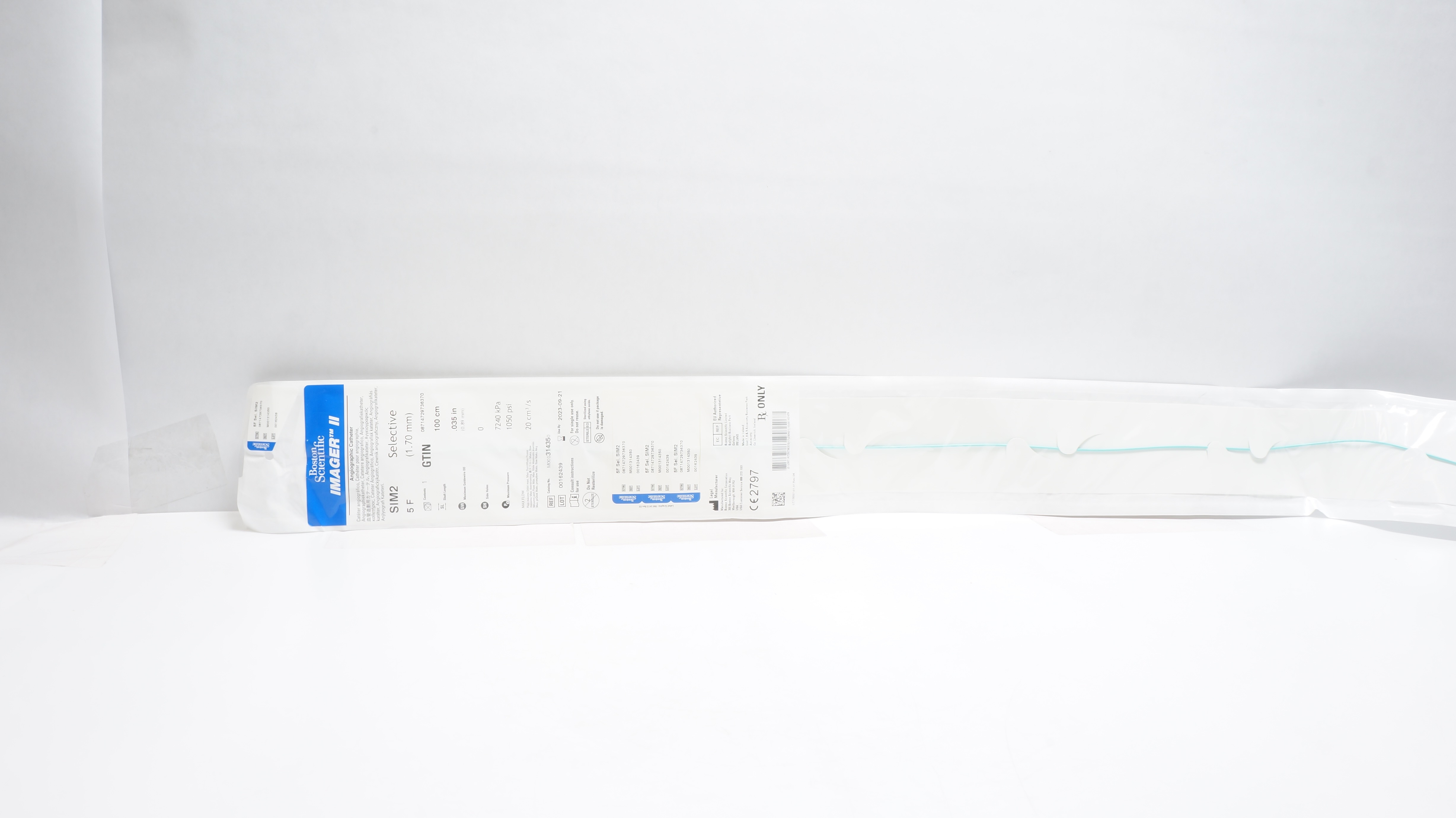 Boston Scientific 31435 Imager II Angiographic Cath.SIM2 Selective 5F (x)