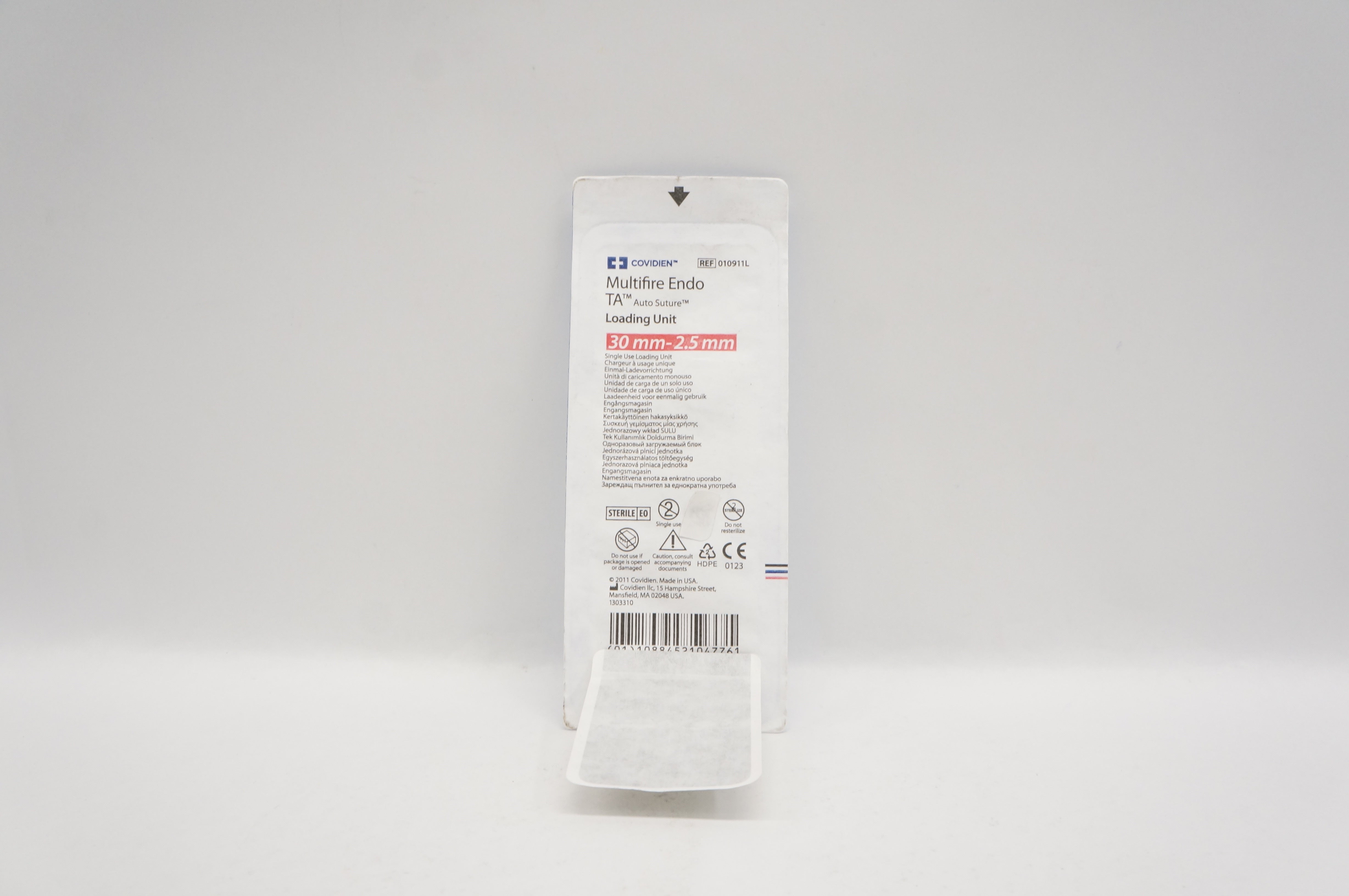 Covidien 010911L Multifire Endo TA Auto Suture Loading Unit 30mm-2.5mm (x)