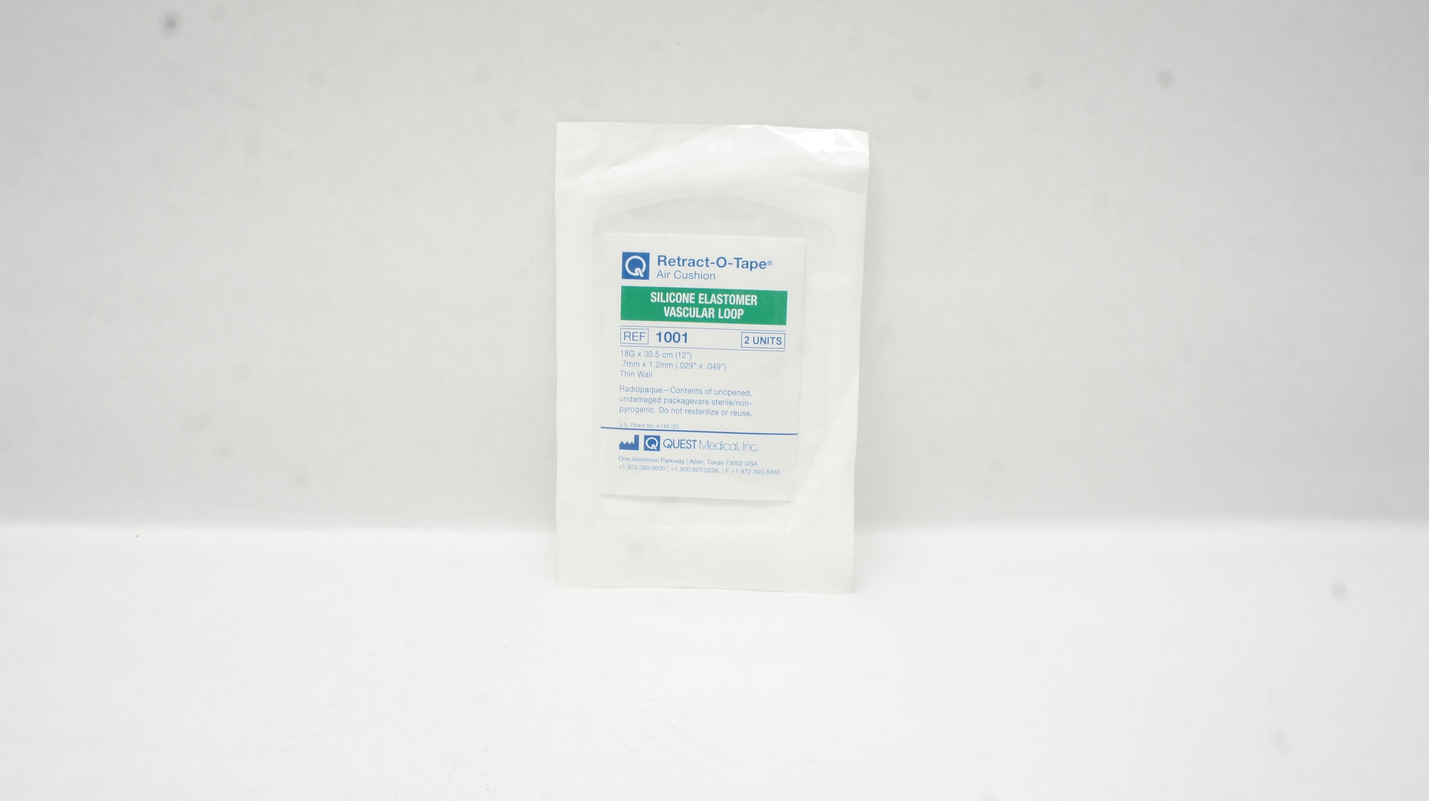 Quest Medical 1001 Retract-O-Tape Air-Cushion Vascular Loops (x) -Pack of 2