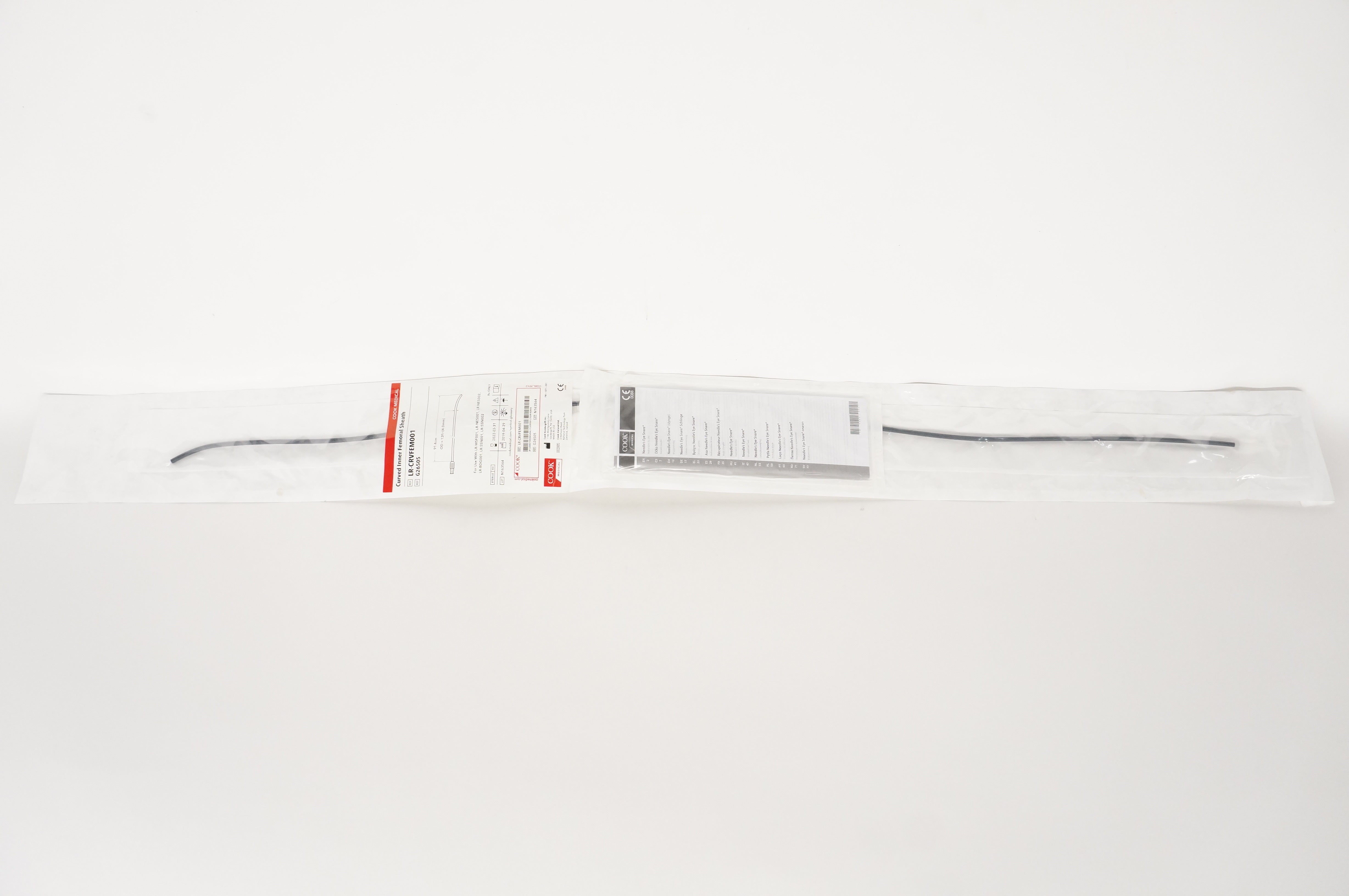 Cook Medical G26505 Curved Inner Femoral Sheath 91.4cm x 12Fr OD