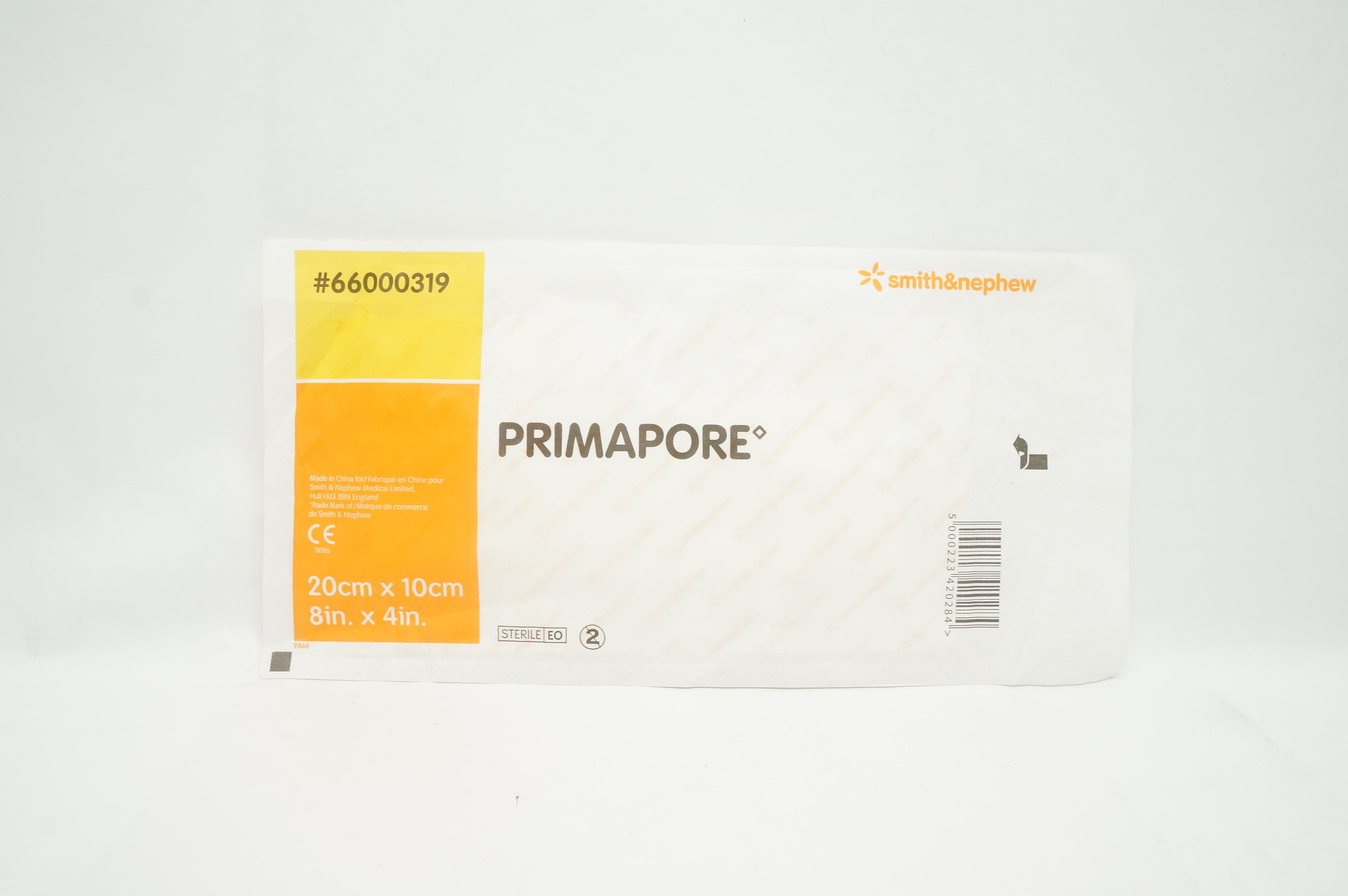 Smith&Nephew 66000319 Primapore Adhesive Non-Woven Wound Dressing 8 x 4inch (x)