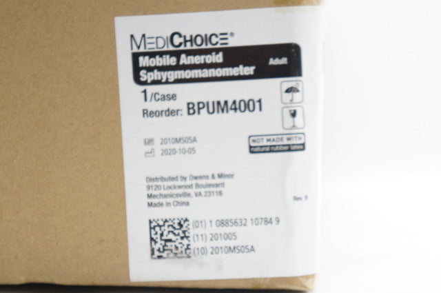 MediChoice BPUM4001 Mobile Aneroid Aphygmomanometer Adult