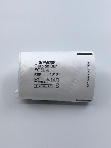 SS White 10161 Carbide Bur FGSL-6 ~ Roll of 25