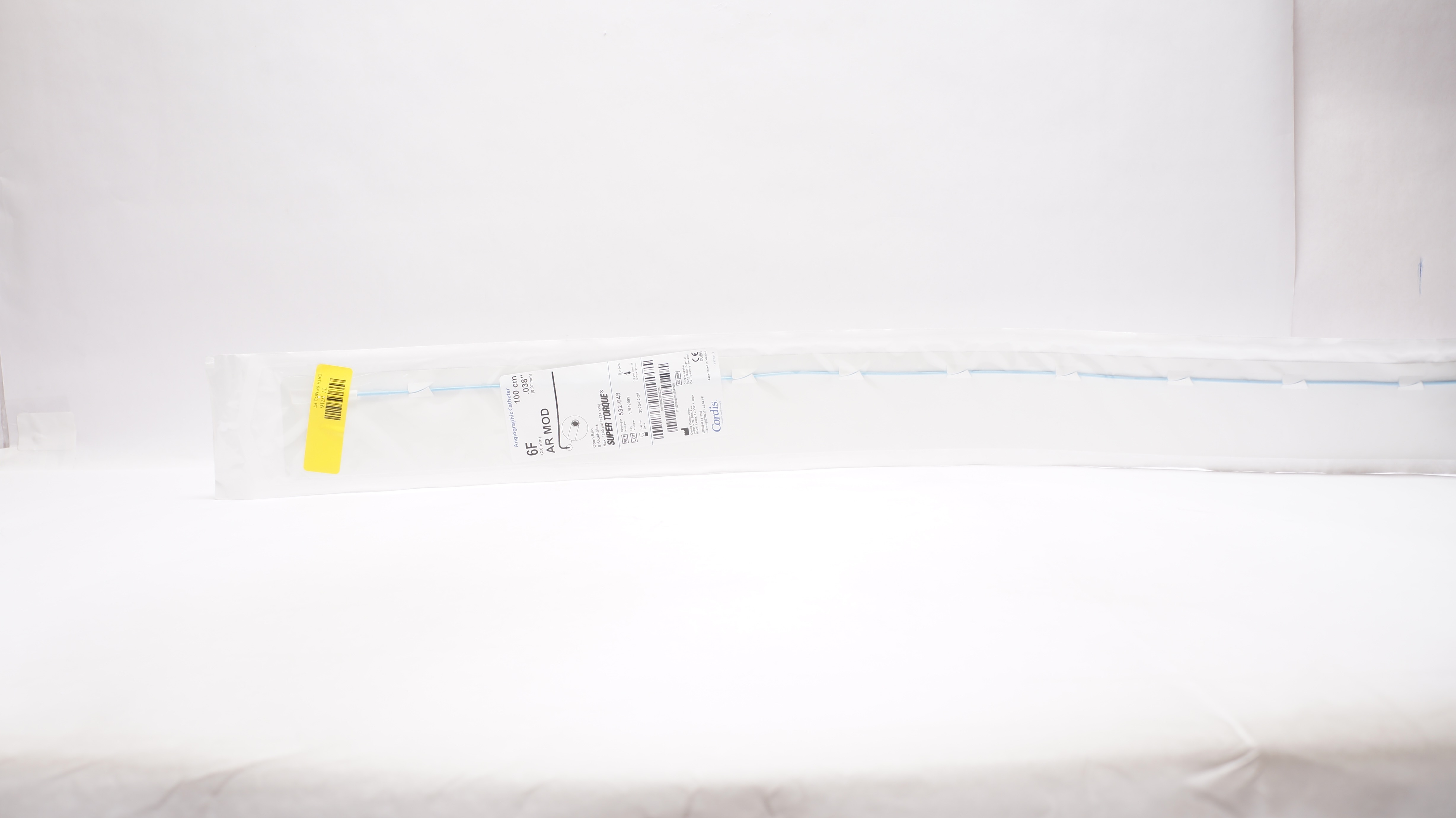 Cordis 532-648 Super Torque AR MOD Angiographic Cath. 6F x .038inch x 100cm (x)