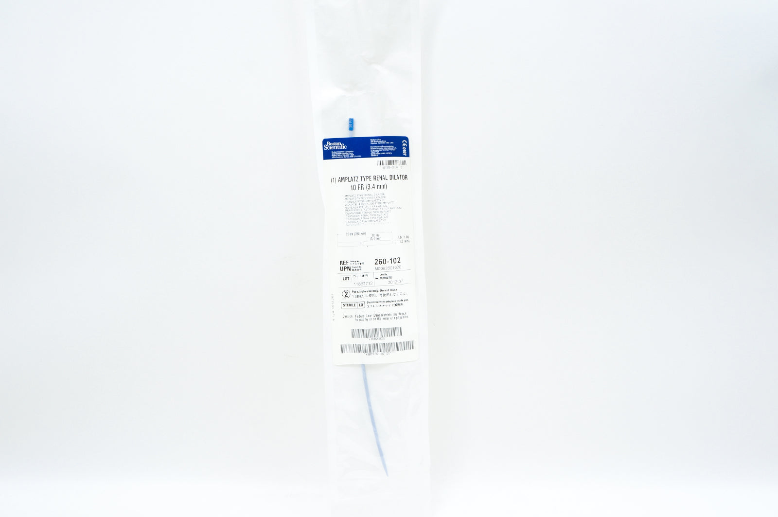 Boston Scientific 260-102 Amplatz Type Renal Dilator 10Fr. (x)