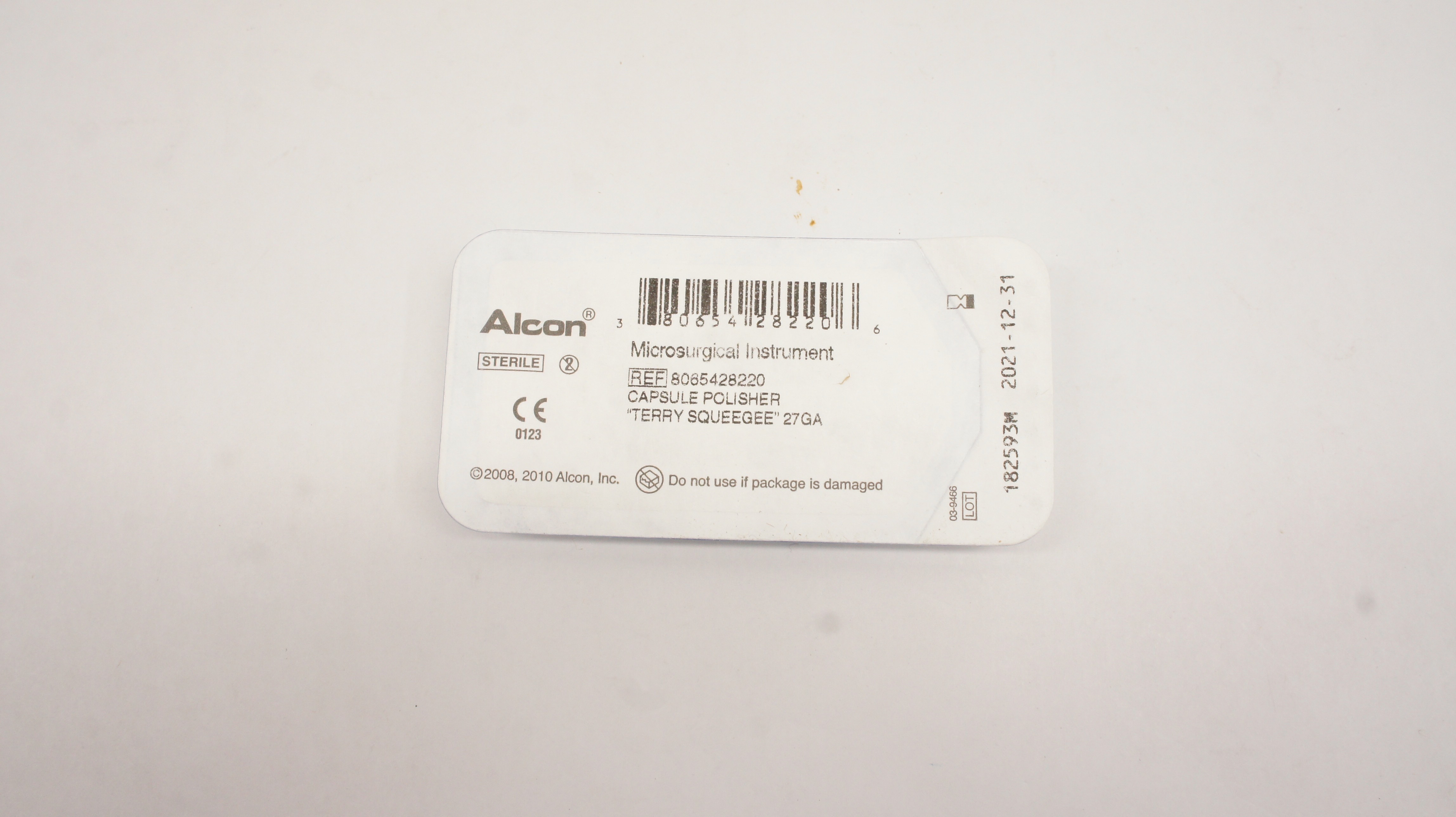 Alcon 8065428220 Capsule Polisher Terry Squeegee 27GA (x)