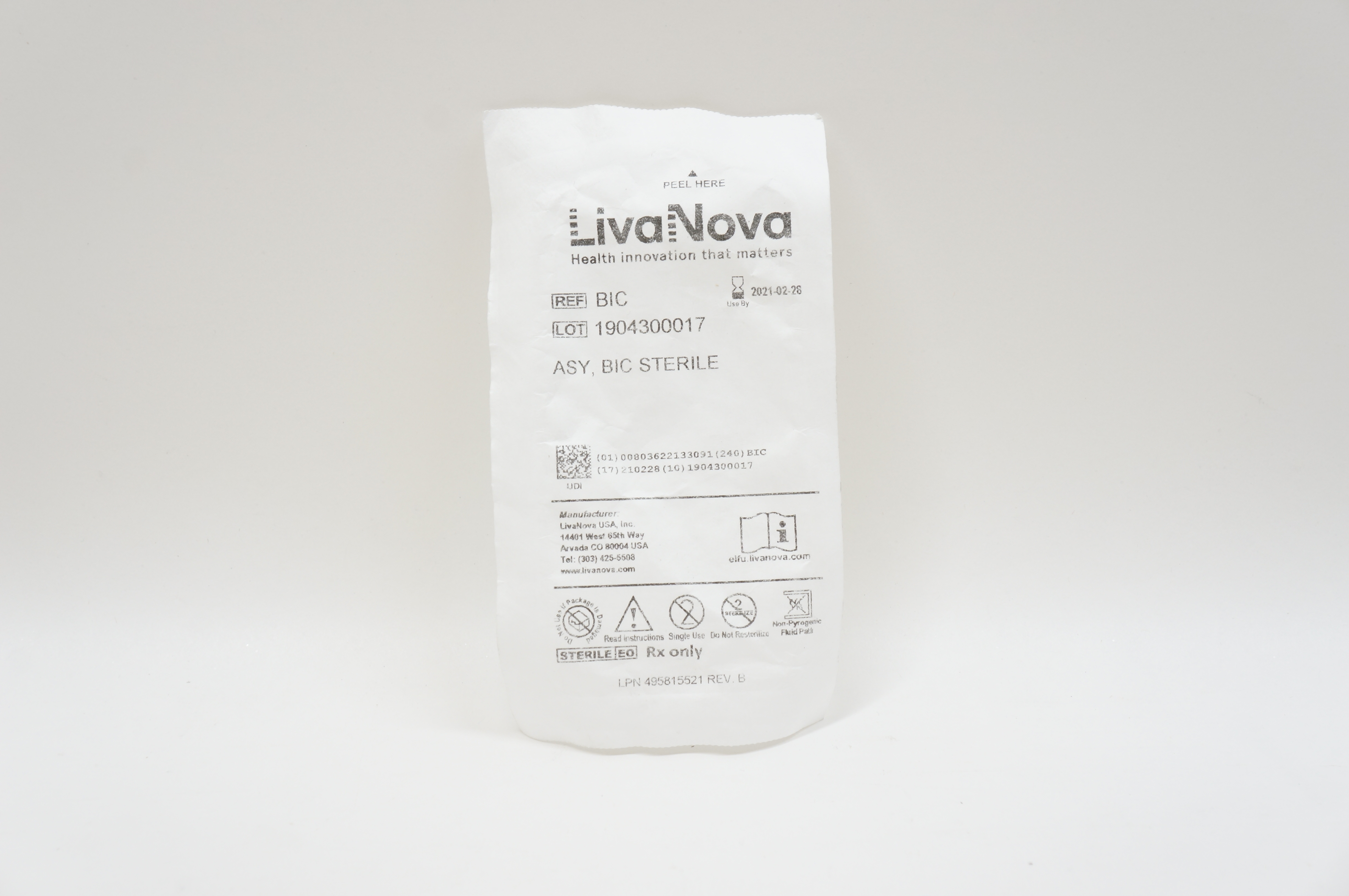 LivaNova BIC Asy, Bic Sterile
