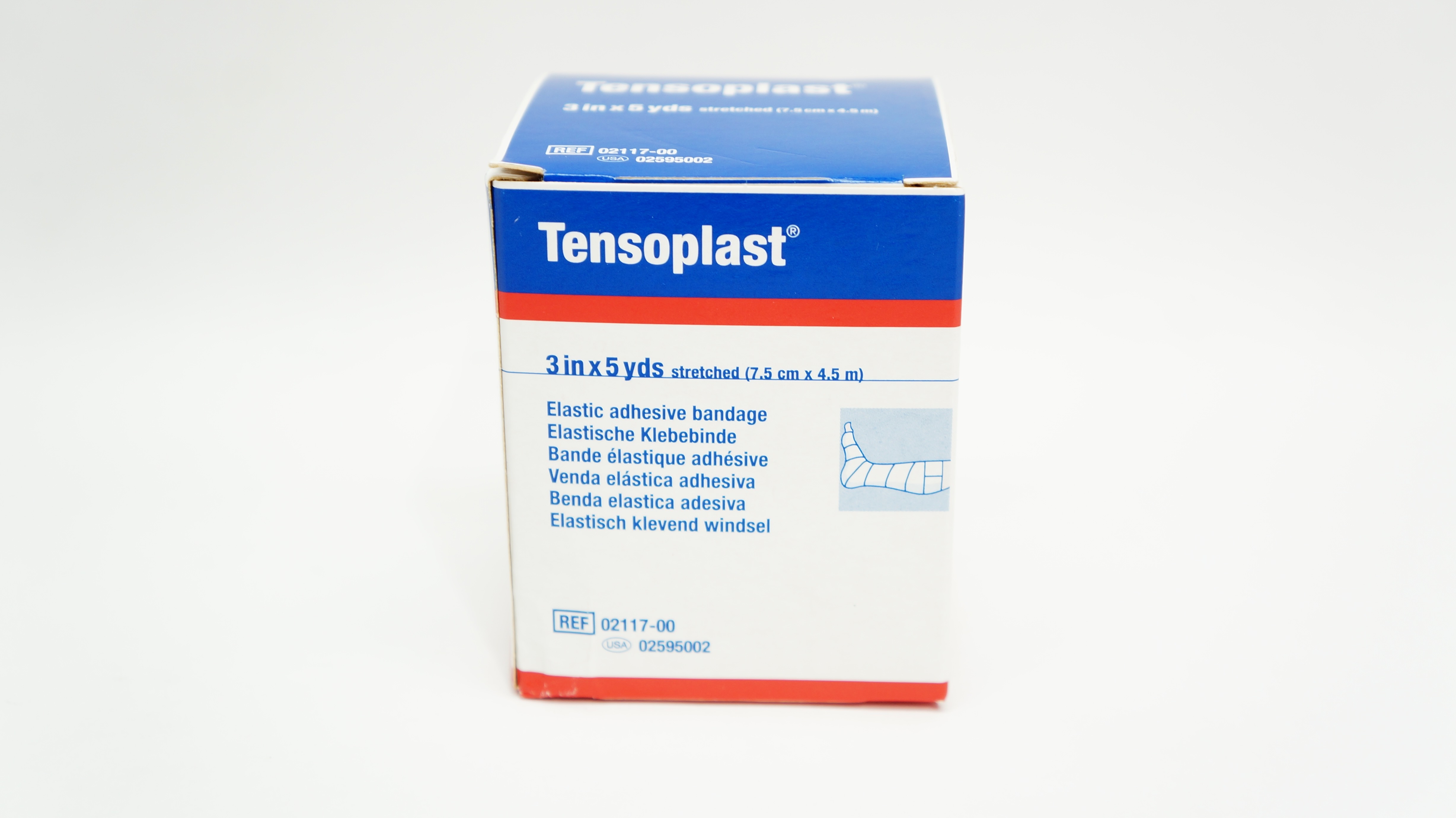 BSN Medical 02117-00 Tensoplast Elastic Adhesive Bandage 3 inch x 5 yds (x)