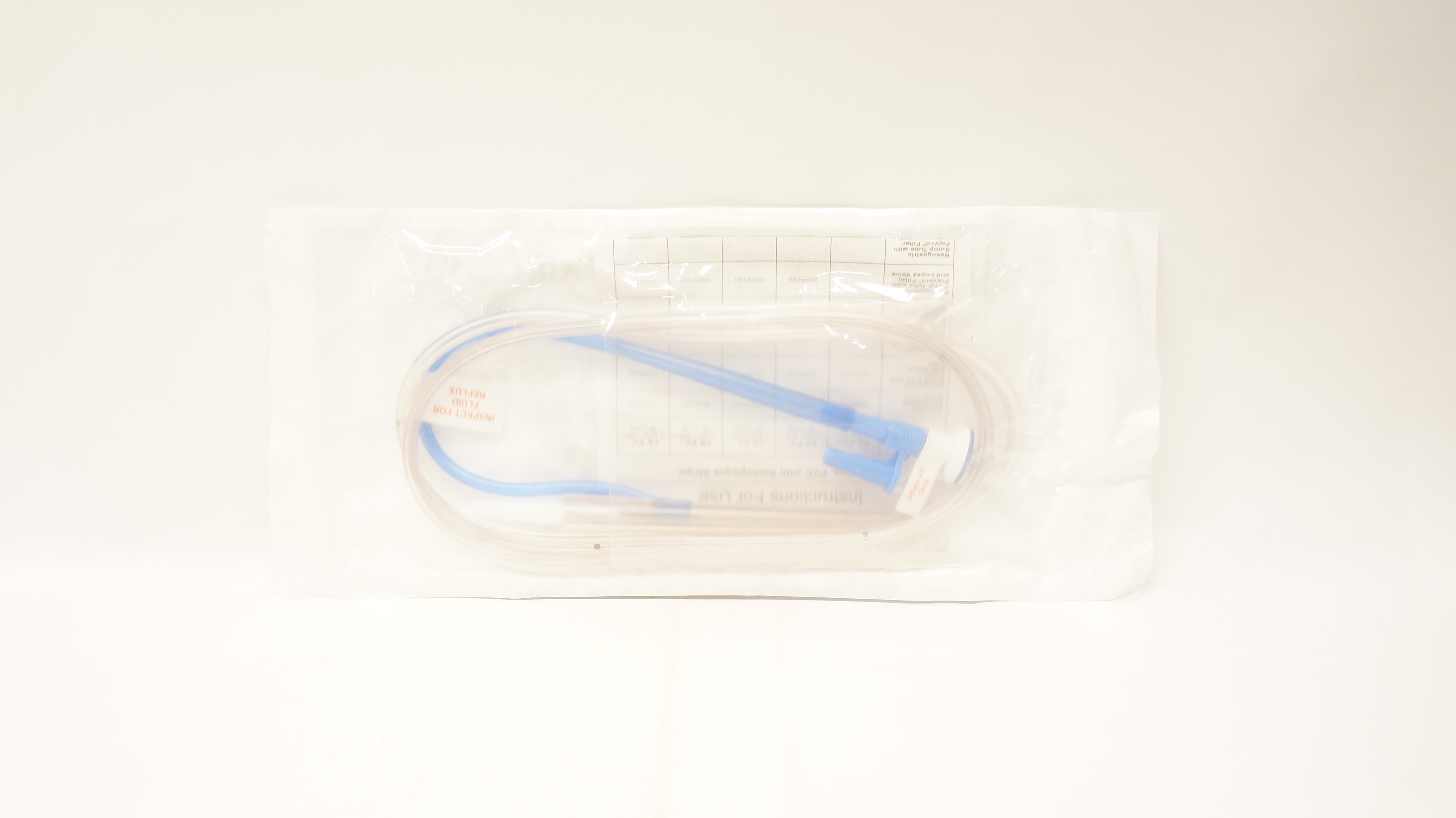 Bard 0046180 Nasogastric Sump Tube With PreVent Anti-Reflux Filter 18Fr