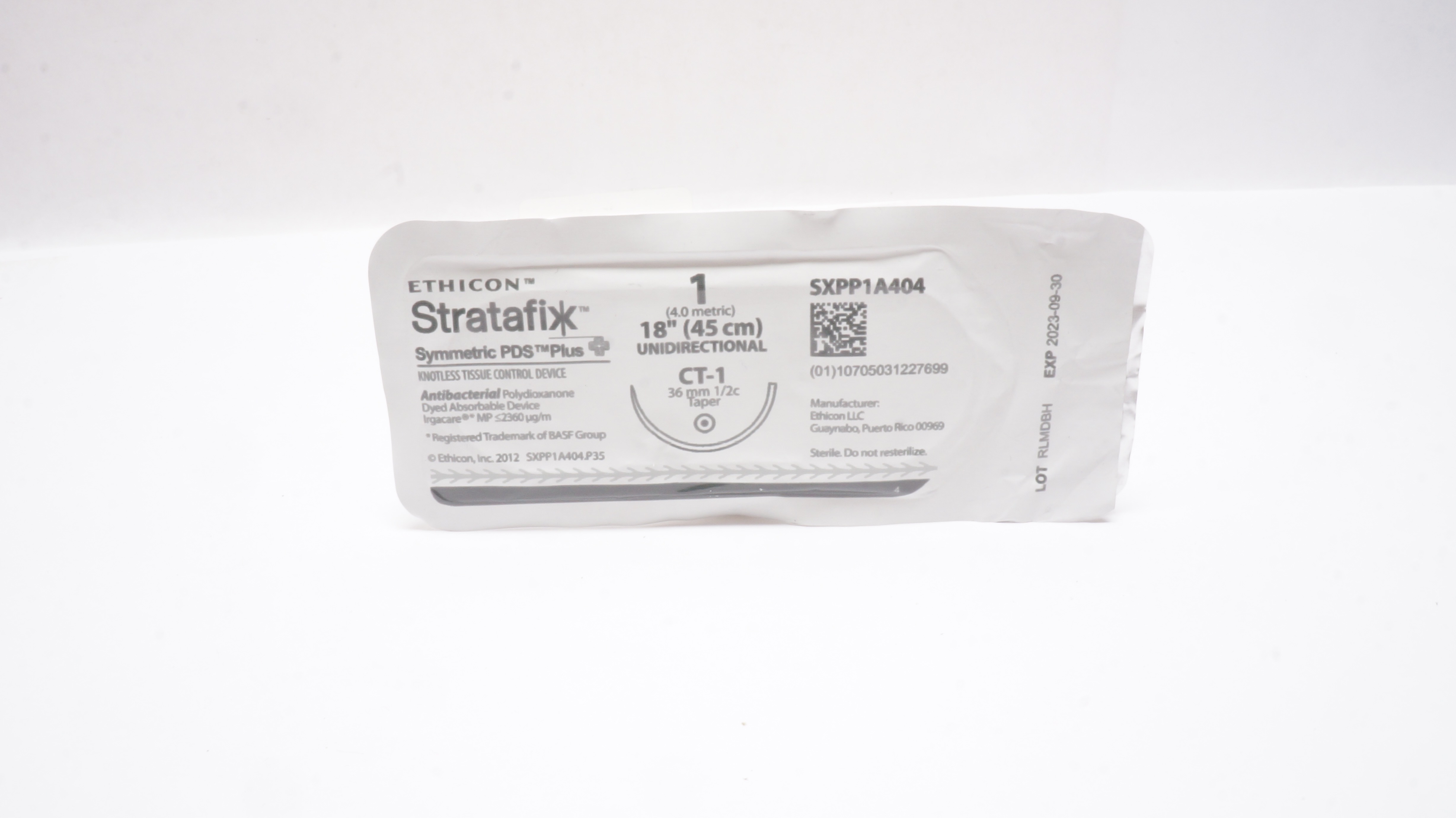 Ethicon SXPP1A404 1 Tissue Control Device CT-1 36mm 1/2c Taper 18inch(x)