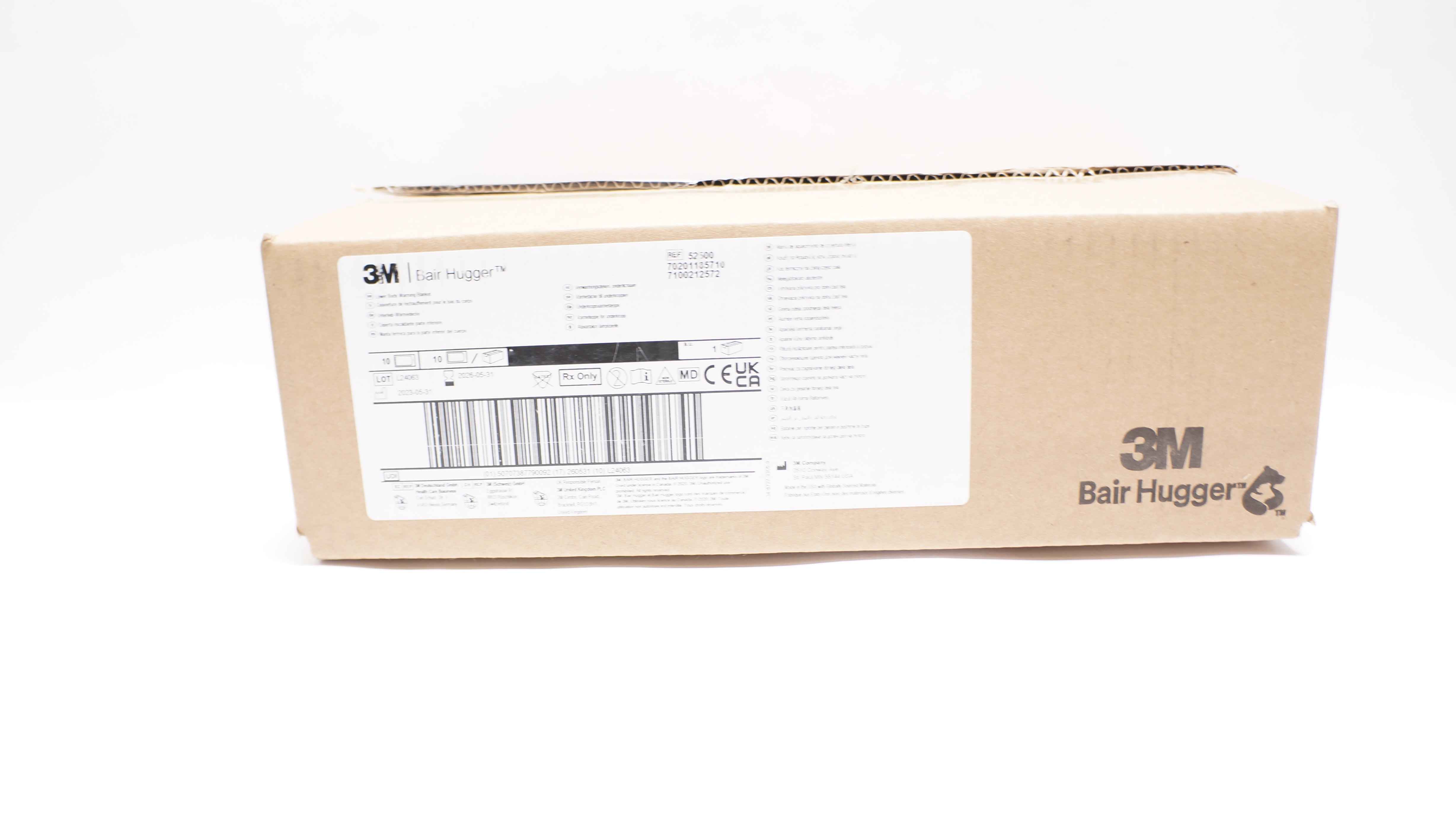 3M 52500 Bair Hugger Temperature Management Lower Body Warming Blanket-Box of 10