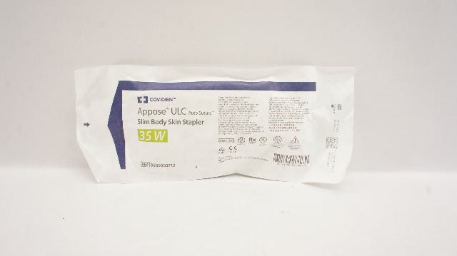 Covidien 8886803712 Appose ULC Auto Suture Slim Body Skin Stapler 35W (x)