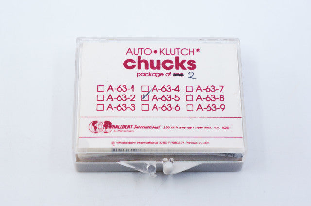 Whaledent International A-63-5 Auto Klutch Chucks ~ Pack of 2