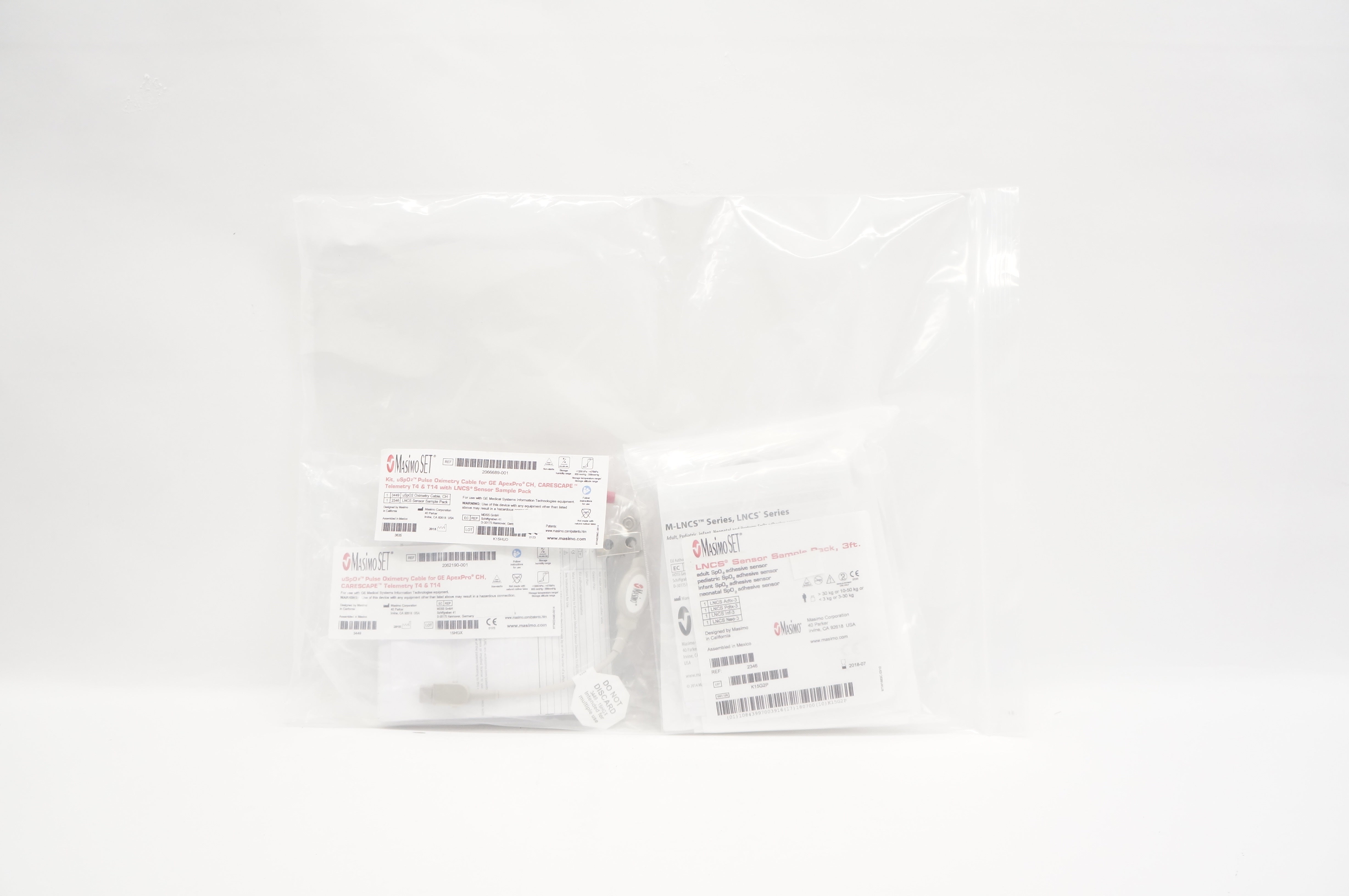 Masimo 2062190-001 uSpO2 Pulse Oximentry Cable (x)