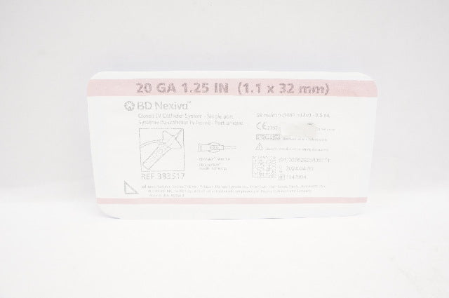BD 383517 Nexiva Closed IV Cath. System 20GA 1.25Inch 1.1 x 32 mm