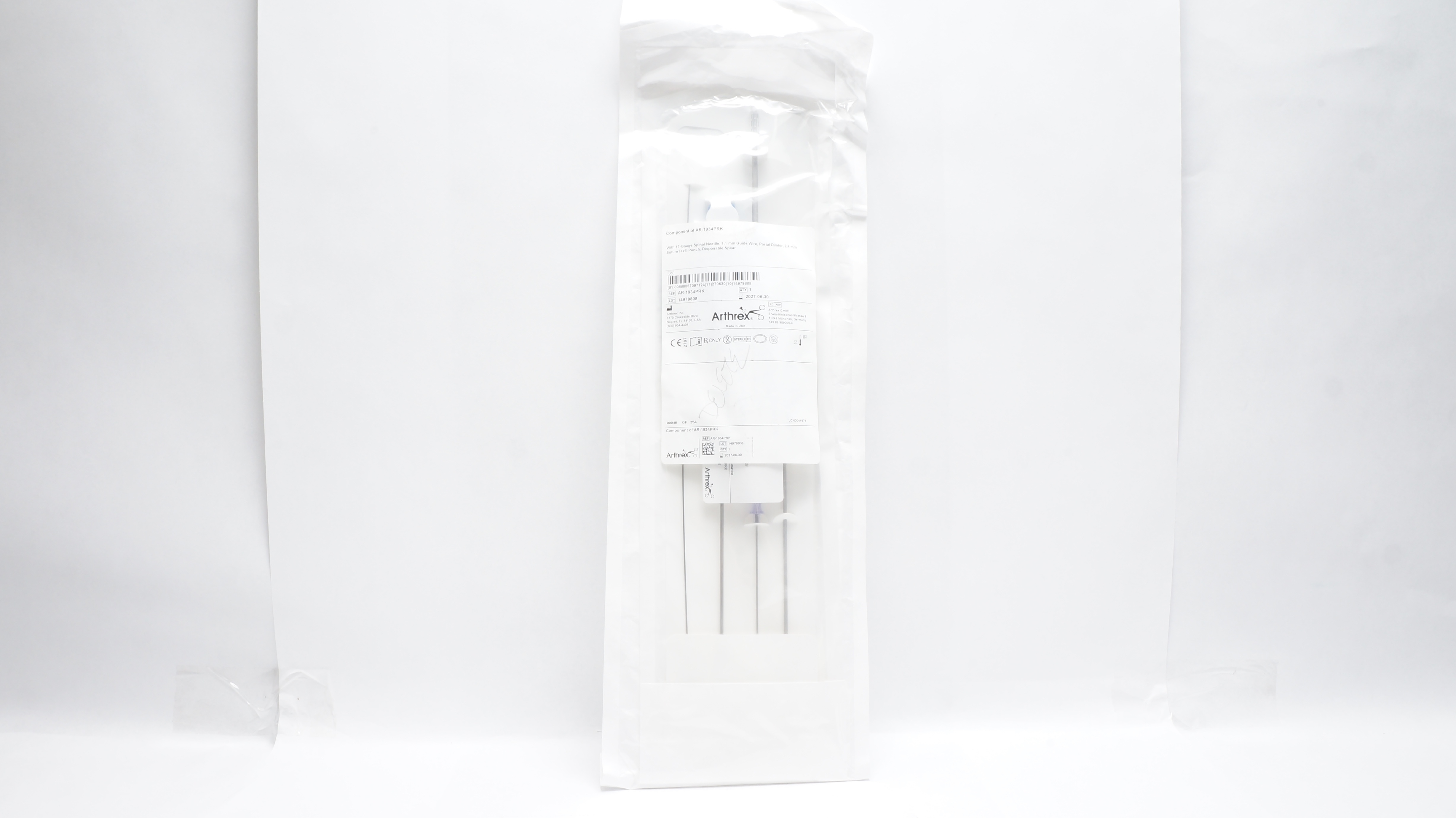 Arthrex AR-1934PRK Stre Anchor , Biocomposite with #2 Fiberwire 2.4mm x 12mm