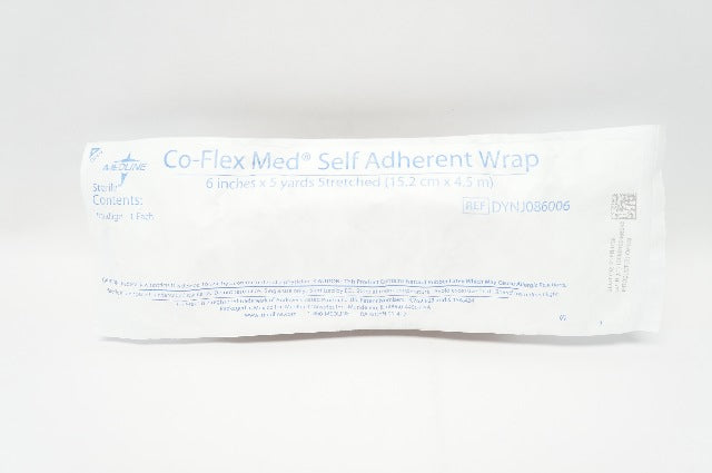 Medline DYNJ086006 Co-Flex Med Self Adherent Wrap 6inches x 5yards