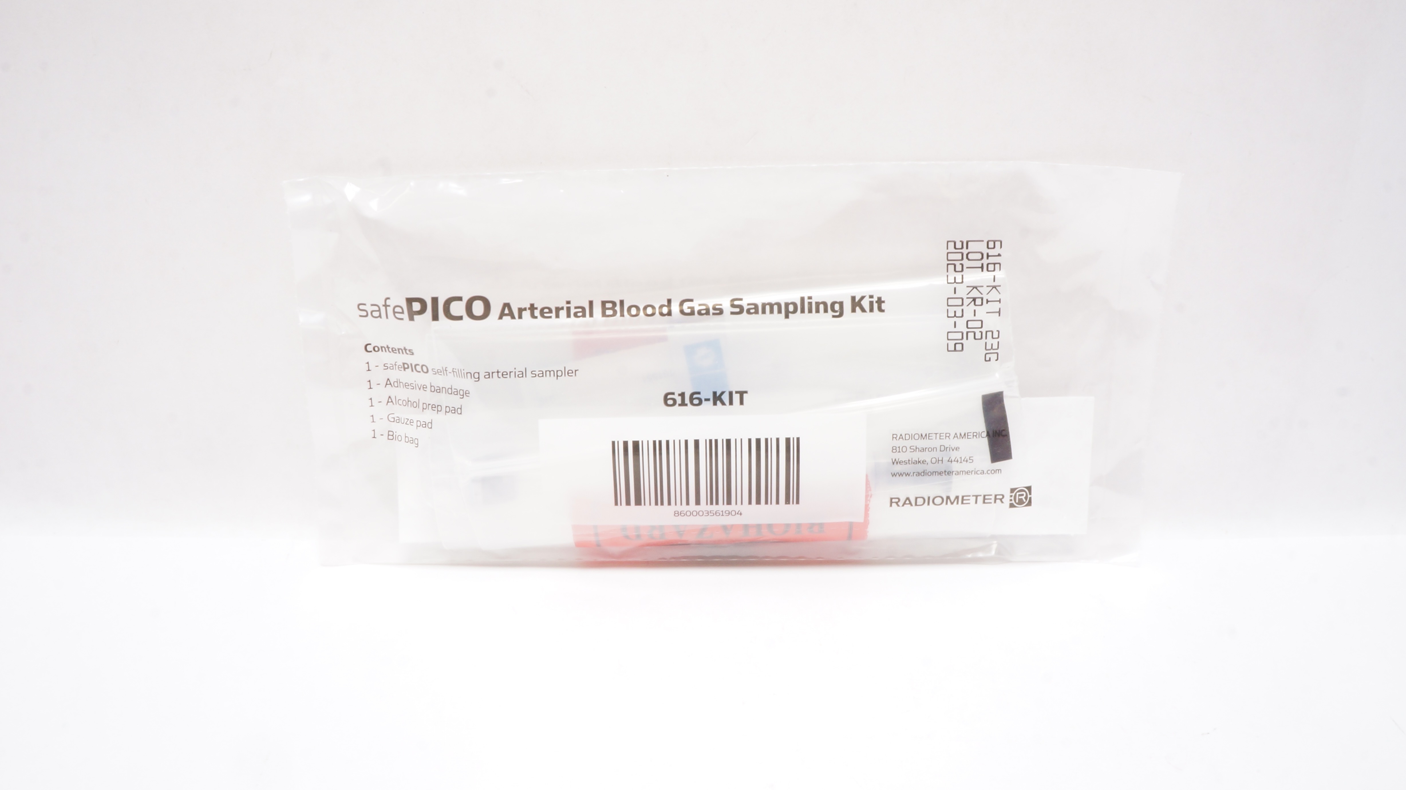 Radiometer 616-KIT SafePICO Arterial Blood Gas Sampling Kit 23G (x)