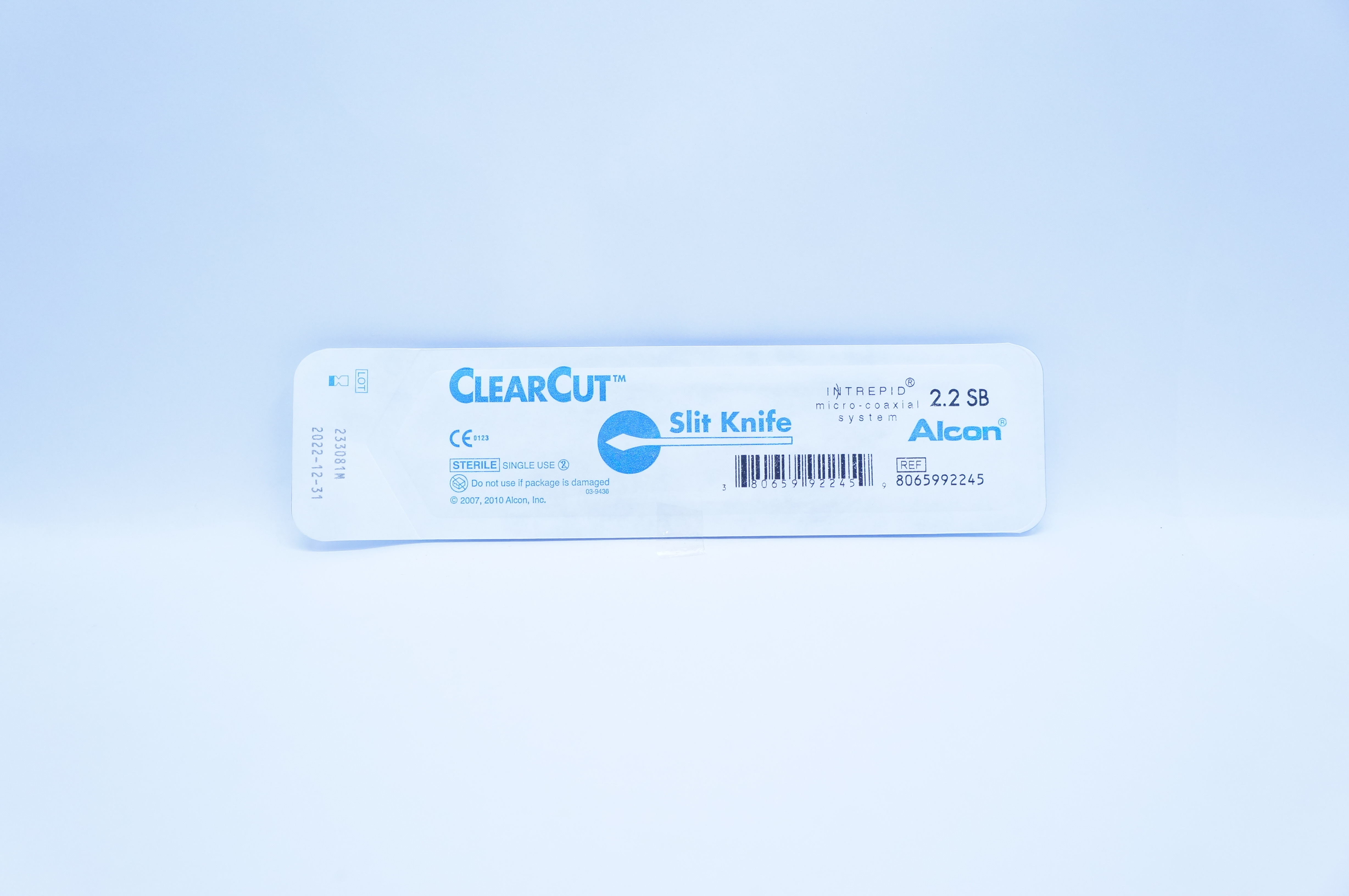 Alcon 8065992245 Intrepid ClearCut Slit Knife 2.2 SB