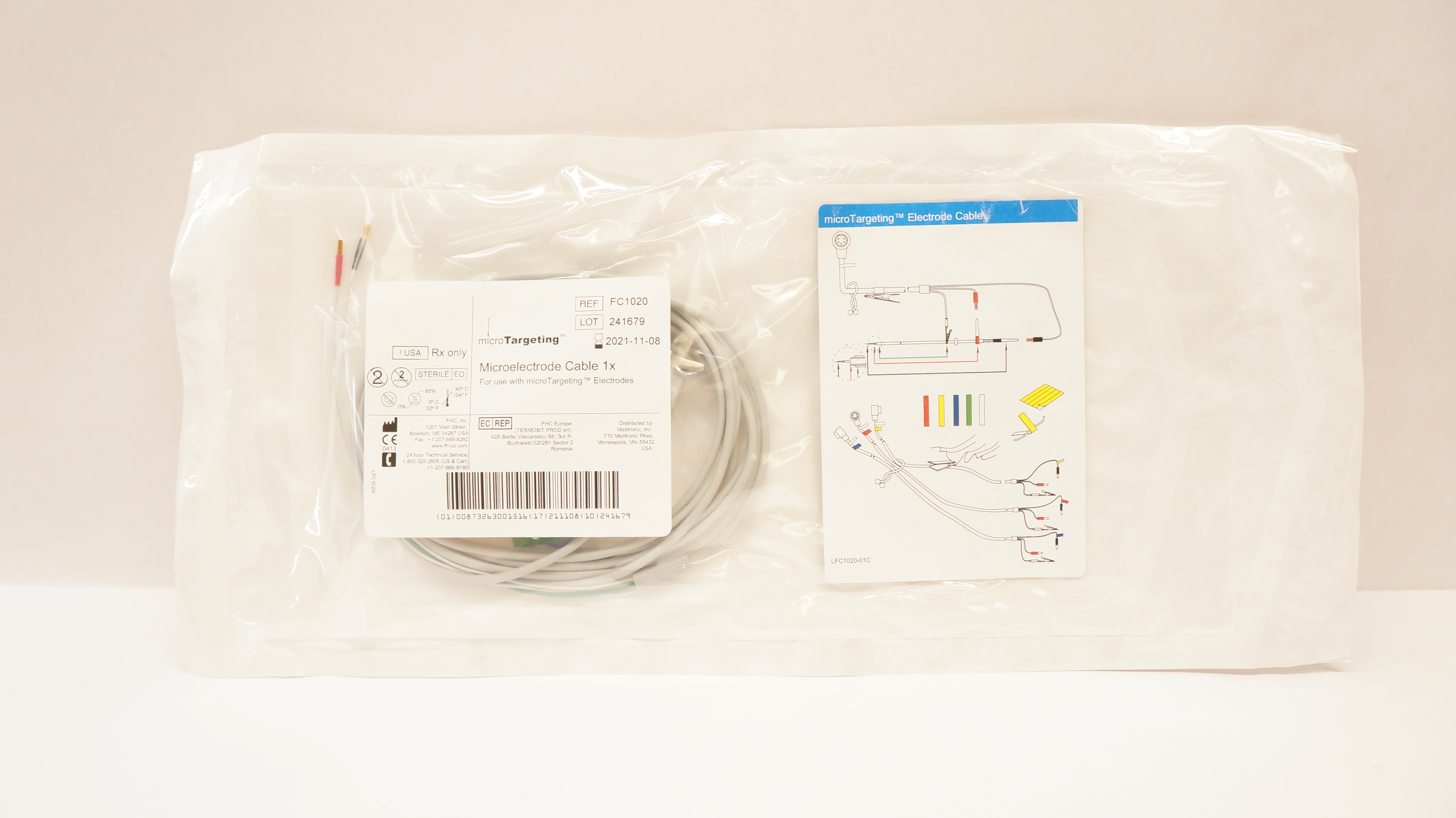 FHC FC1020 Micro Targeting Microelectrode Cable (x)