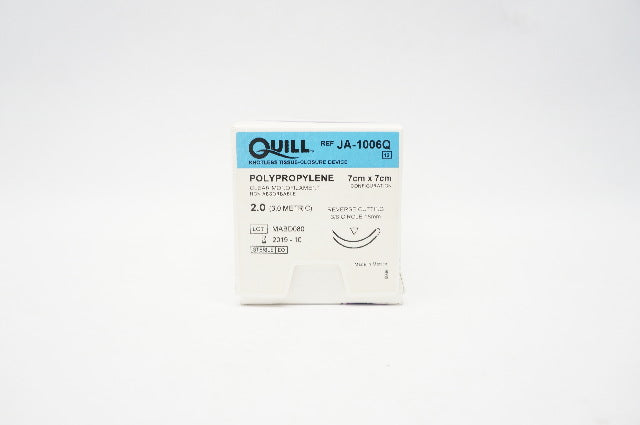Angiotech JA-1006Q Quill 2-0 POLYPROPYLENE 2xDE12 3/8c 18mm 7x 7cm-Box  of 12(x)