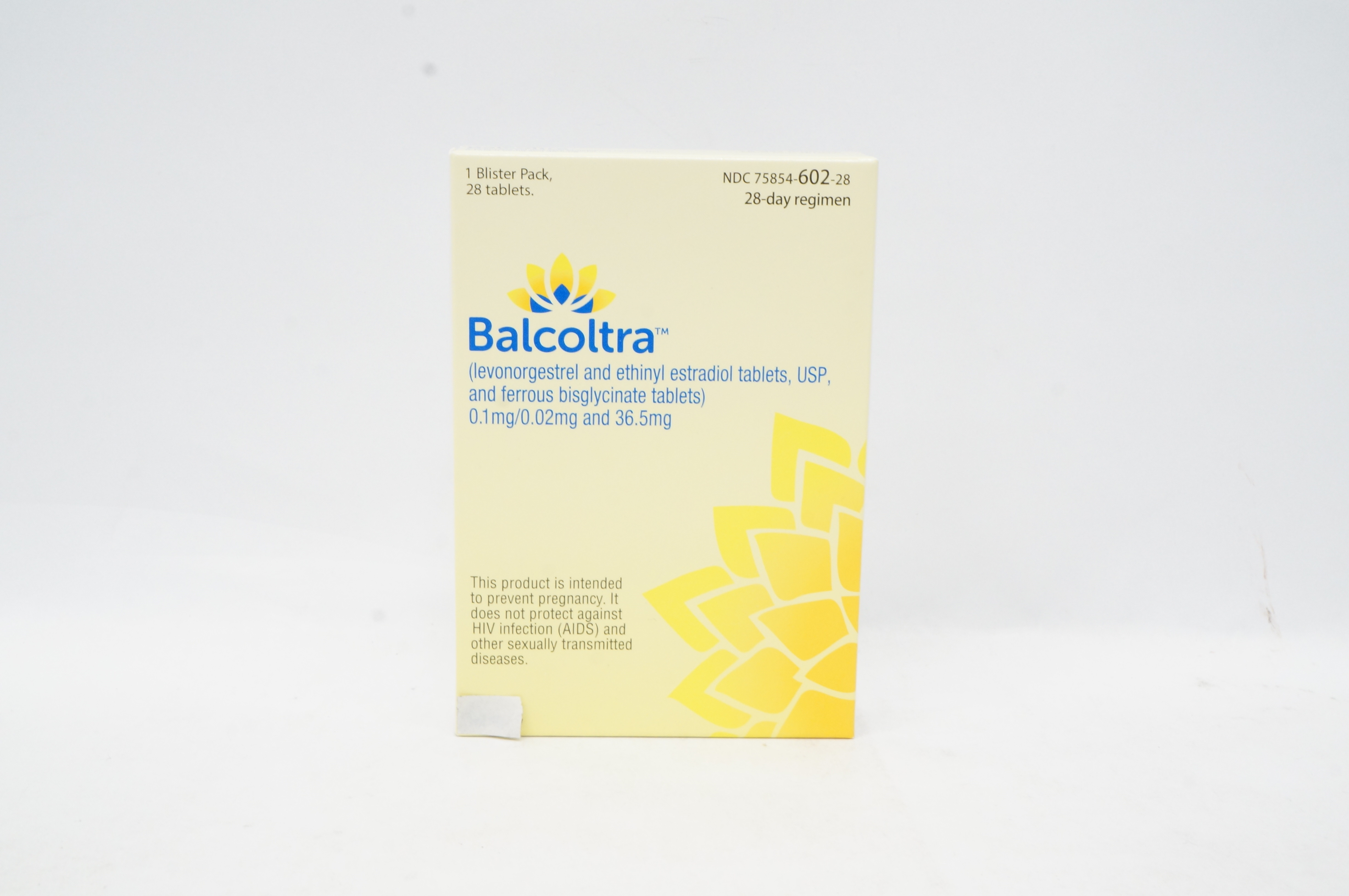 Novast Laboratories Balcoltra Levonorgestrel and Ethinyl Estradiol Tablets