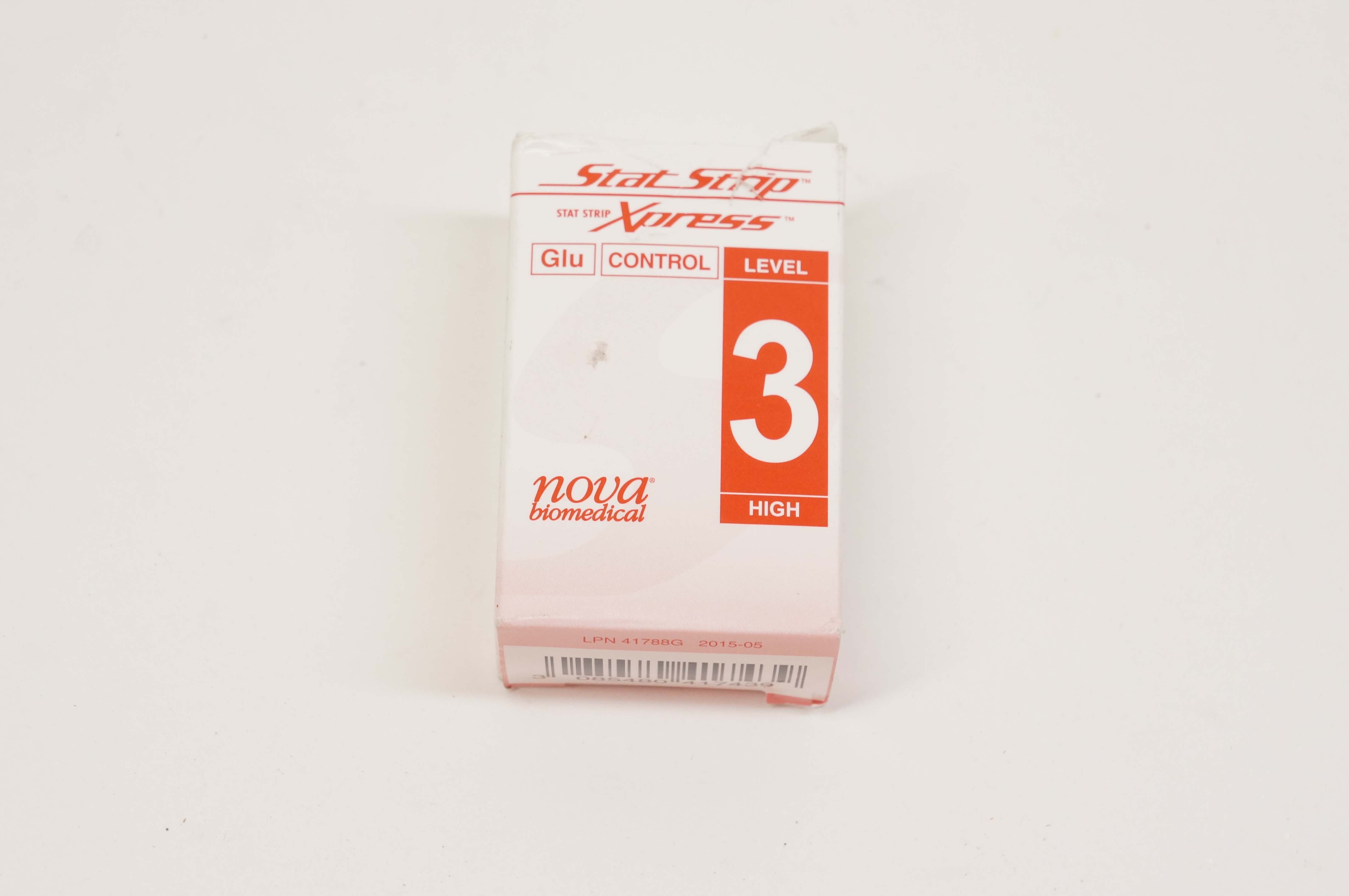 Nova Biomedical 41743 Stat Strip Xpress Glu Control, Level 3 High 4ml (x)