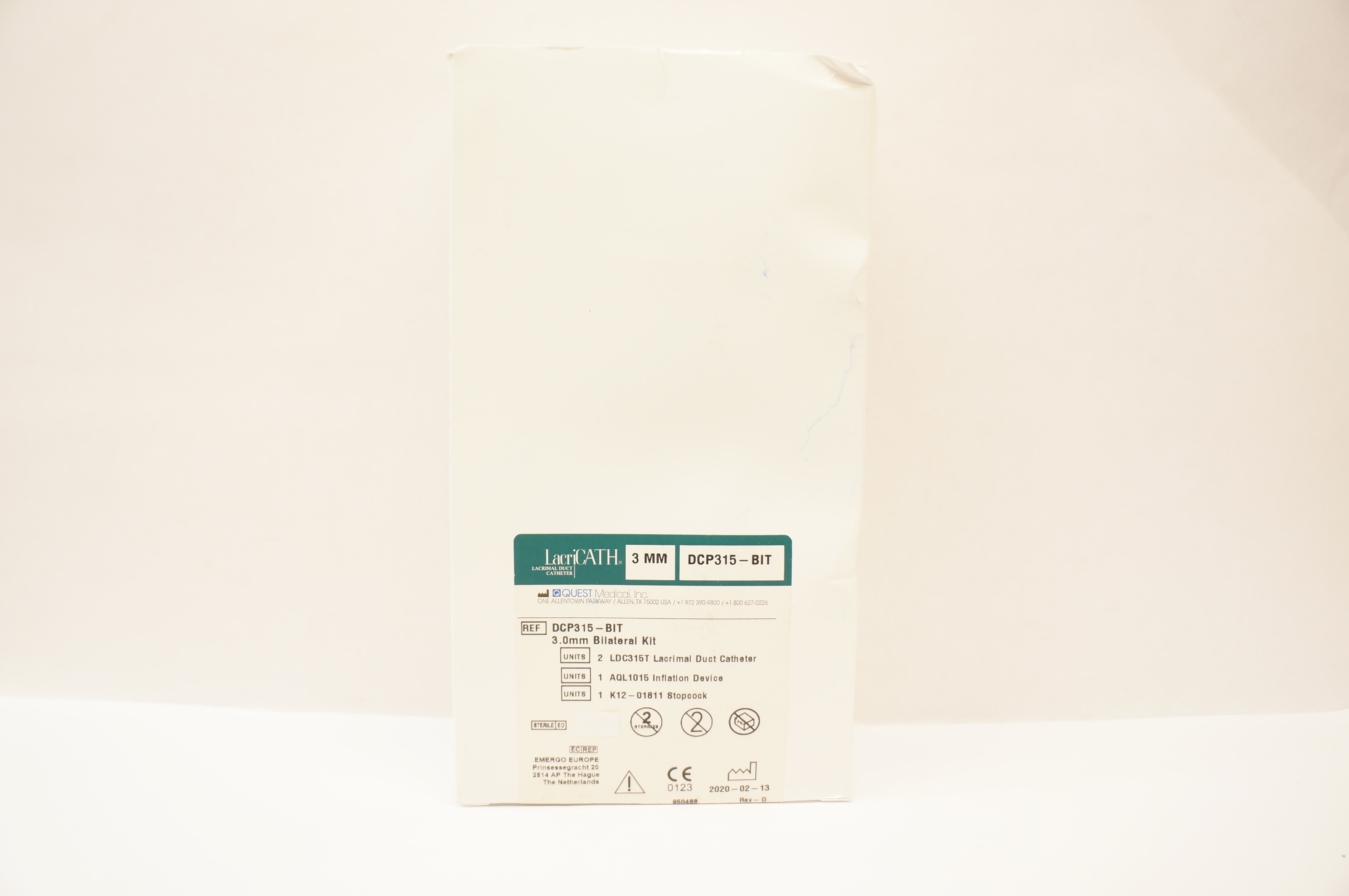 Quest Medical DCP315-BIT LacriCath Bilateral Kit 3.0 mm (x)